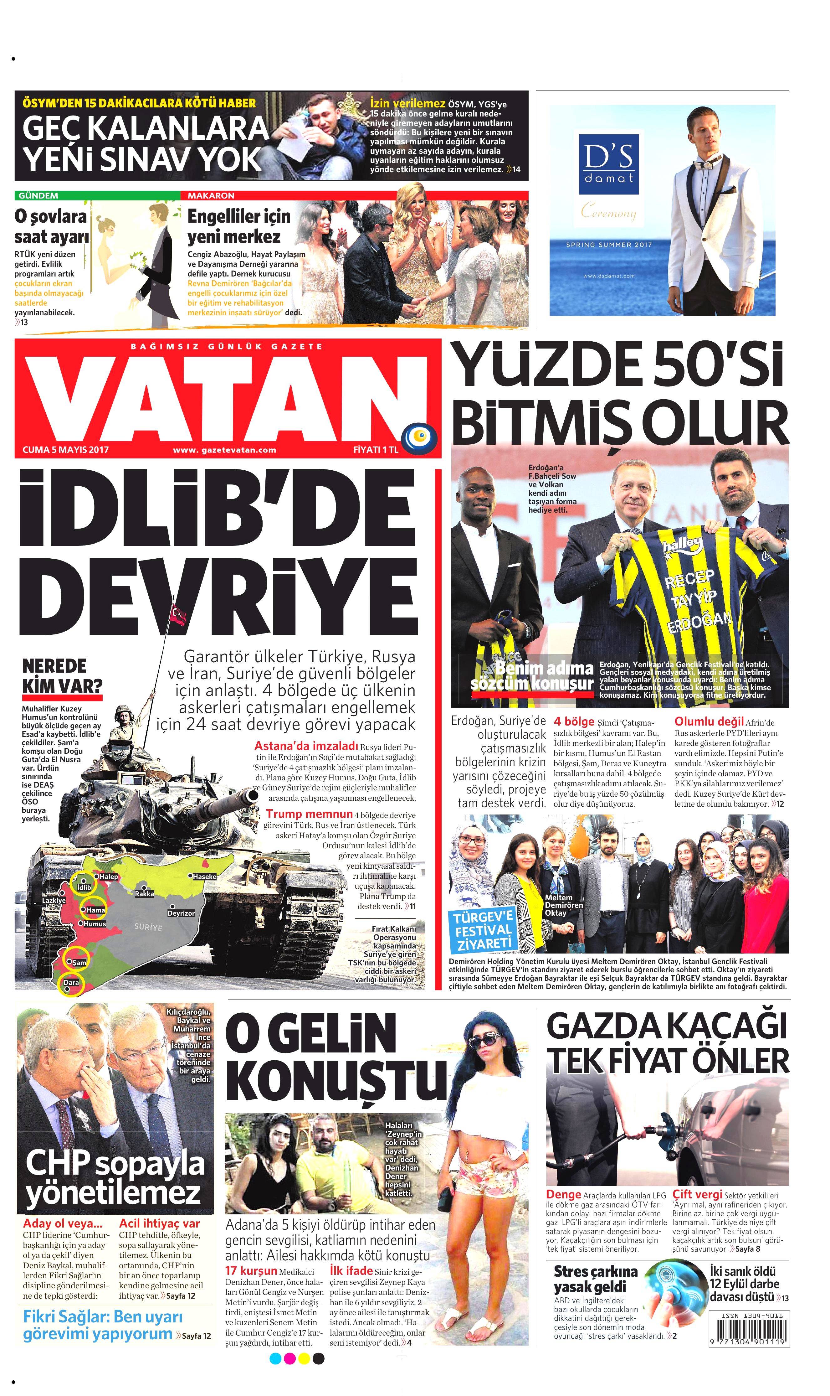 Gazete manşetleri (05.05.2017) - 16