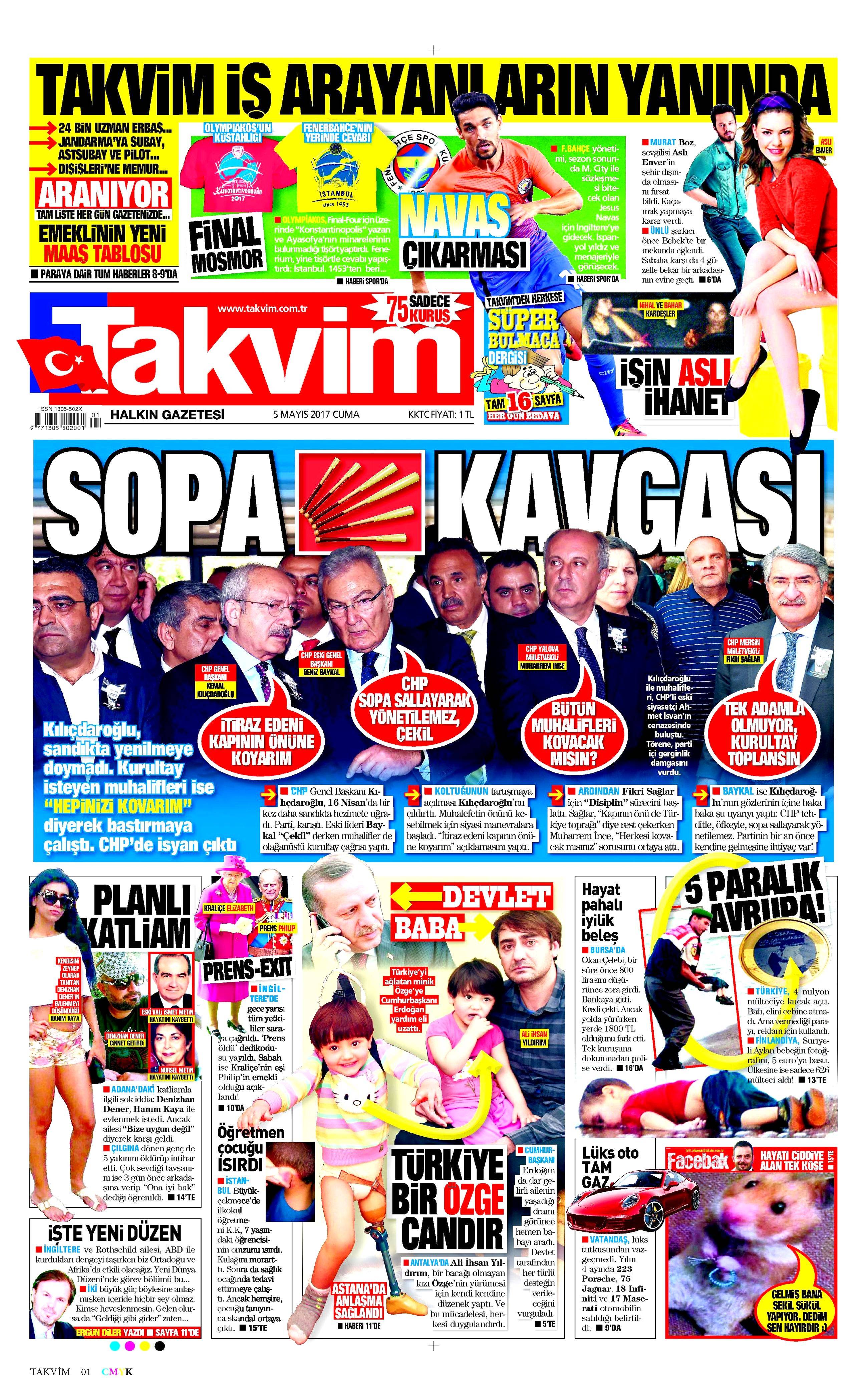 Gazete manşetleri (05.05.2017) - 18
