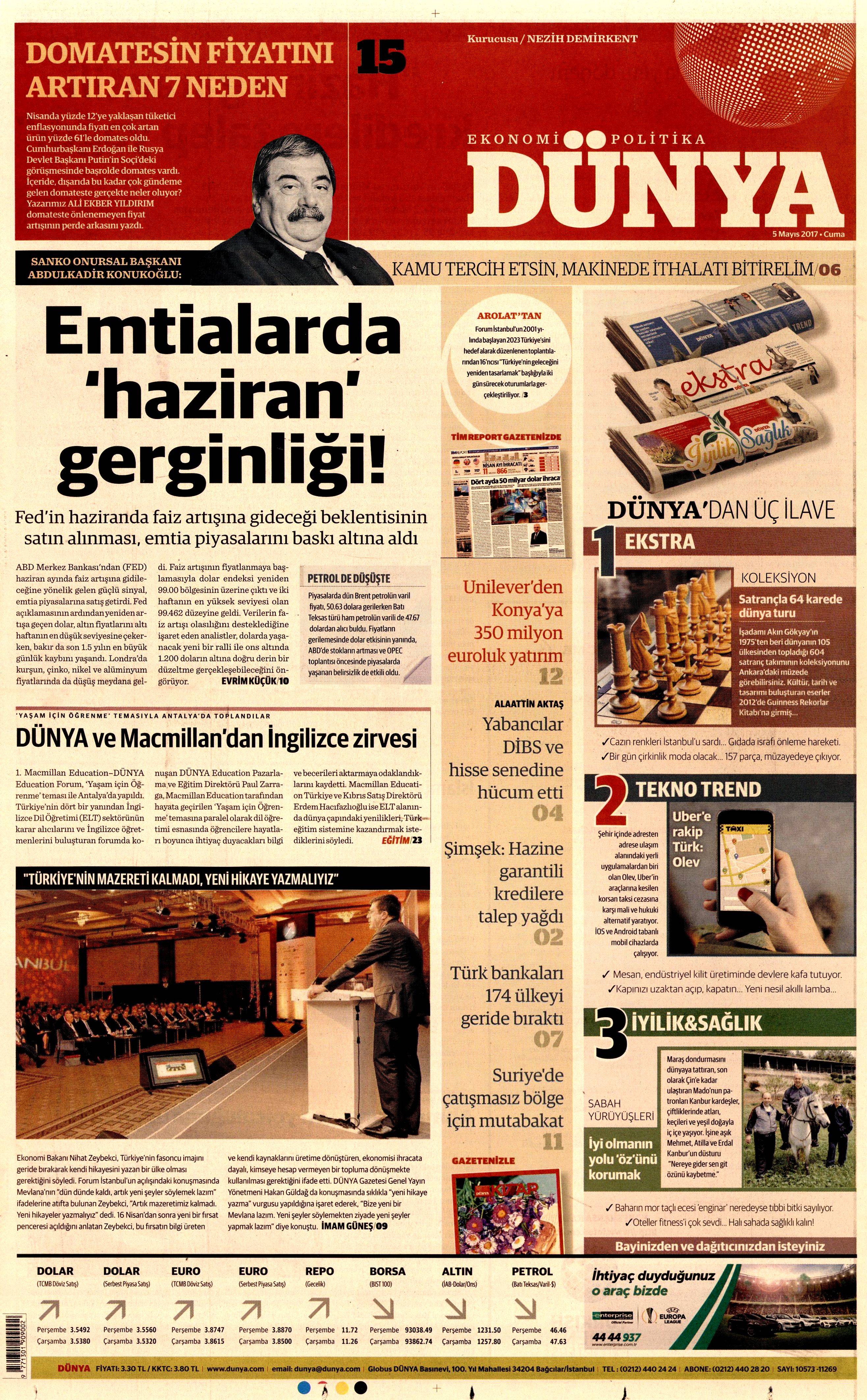 Gazete manşetleri (05.05.2017) - 19