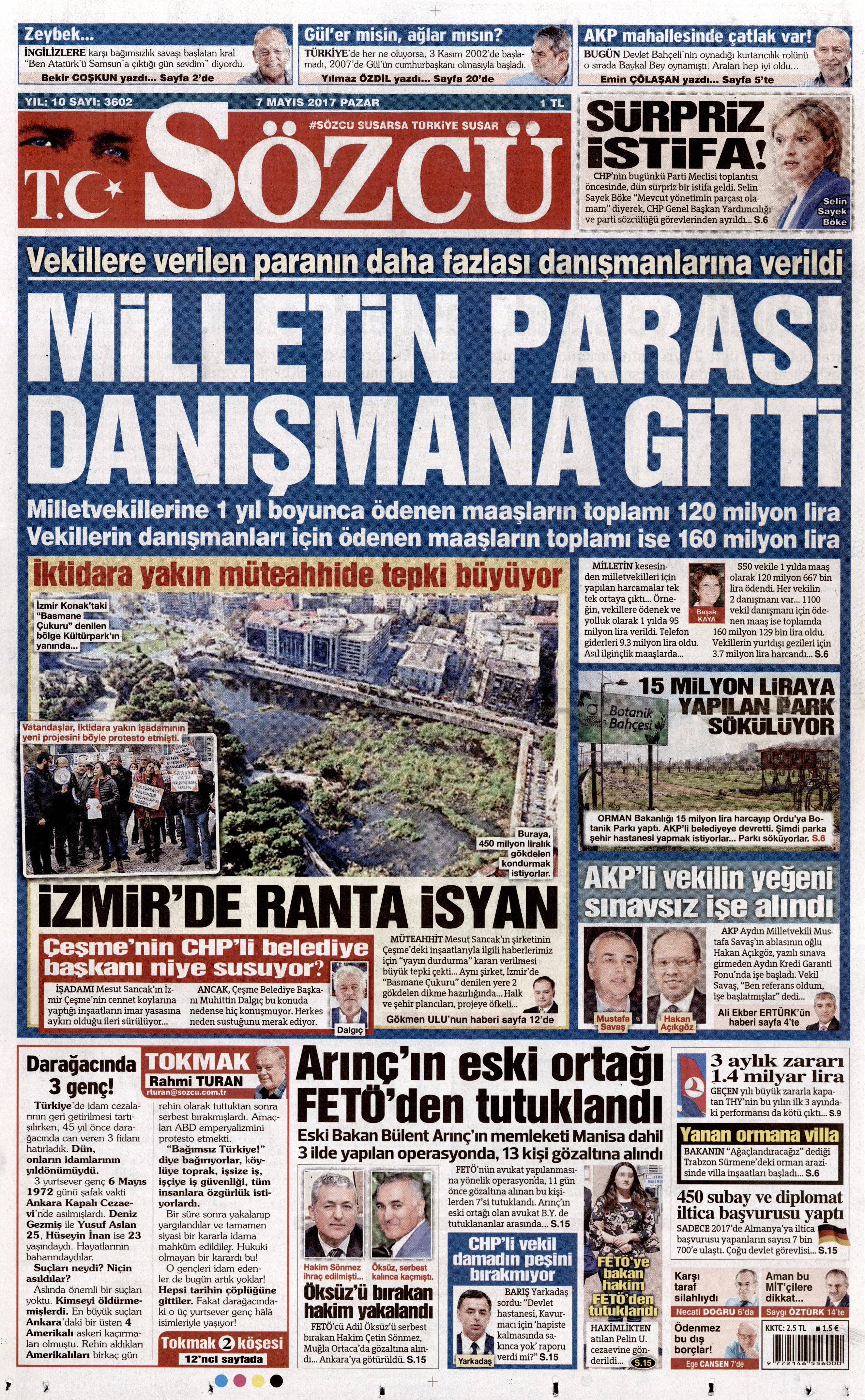 Gazete manşetleri (07.05.2017) - 3