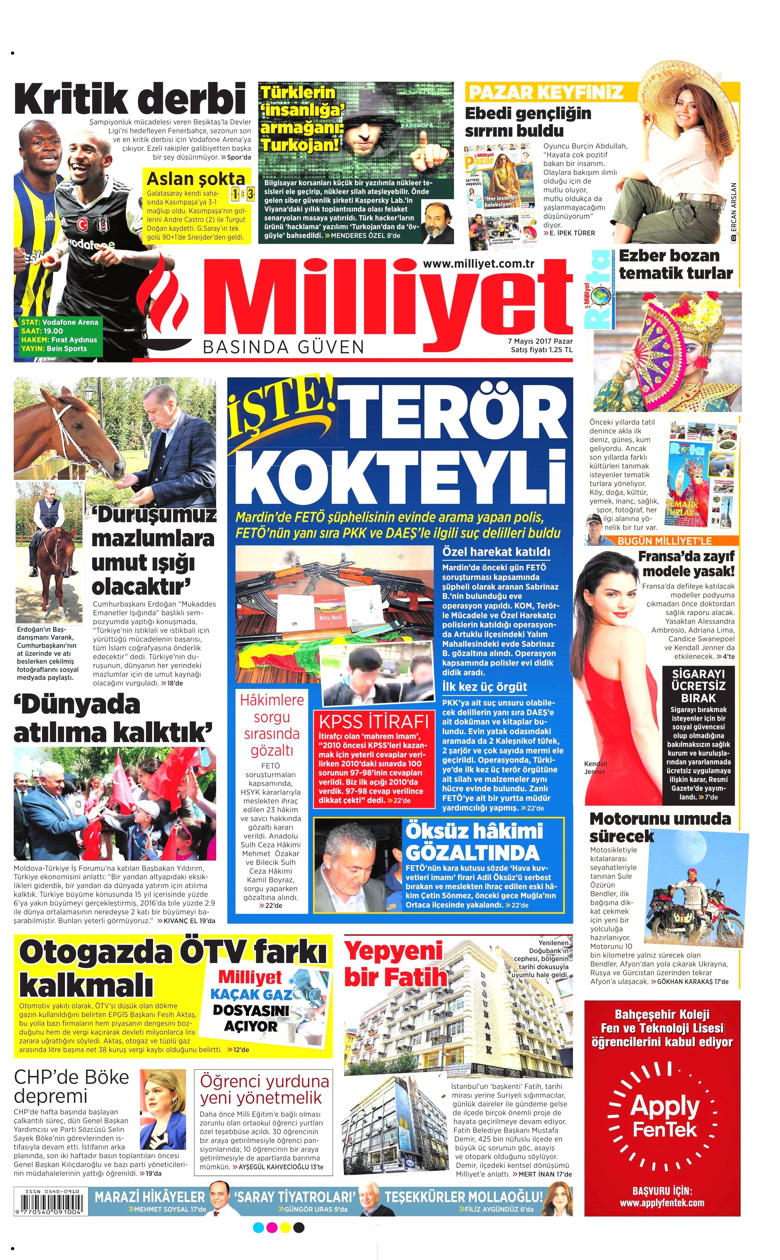 Gazete manşetleri (07.05.2017) - 5