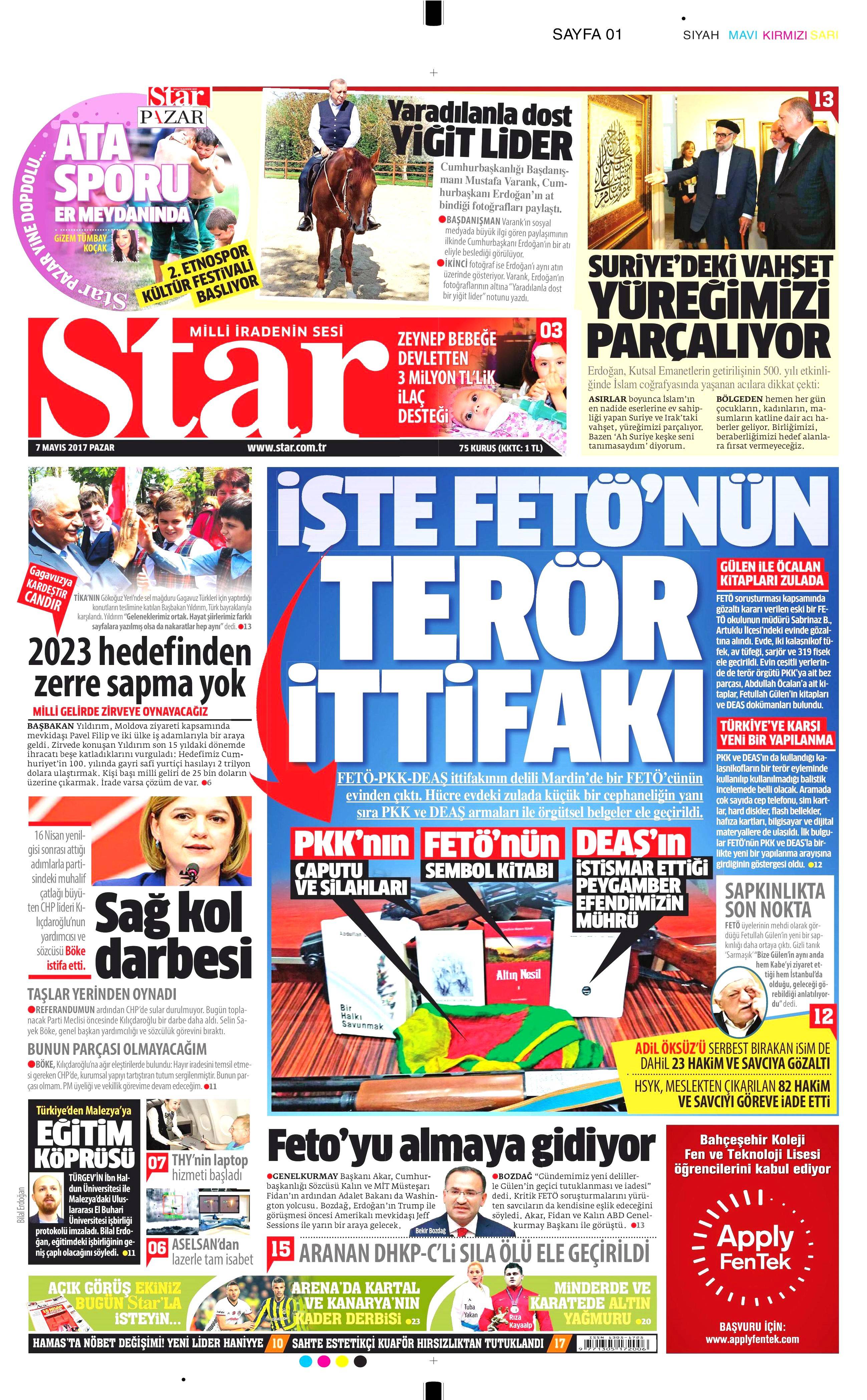 Gazete manşetleri (07.05.2017) - 6