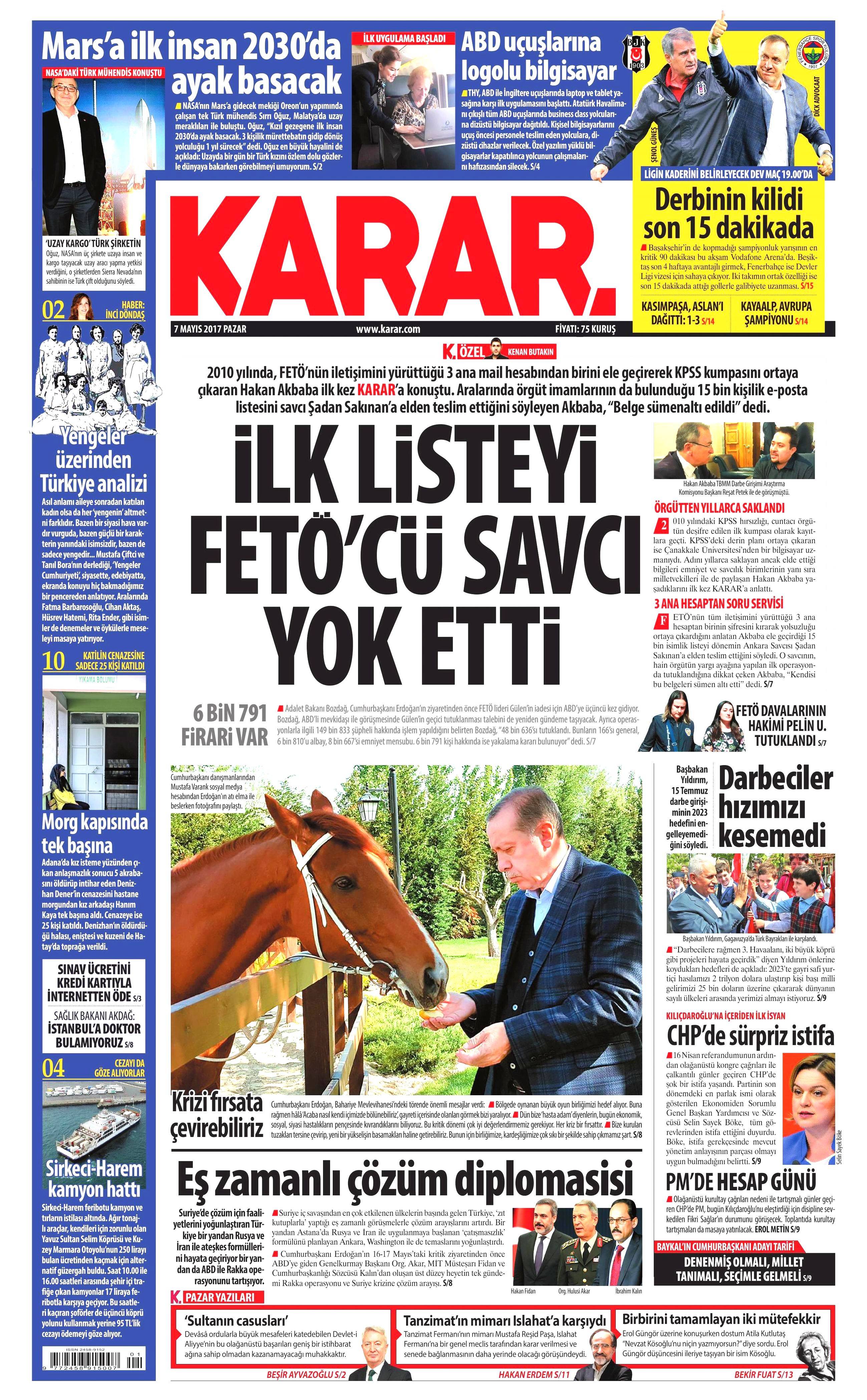 Gazete manşetleri (07.05.2017) - 7