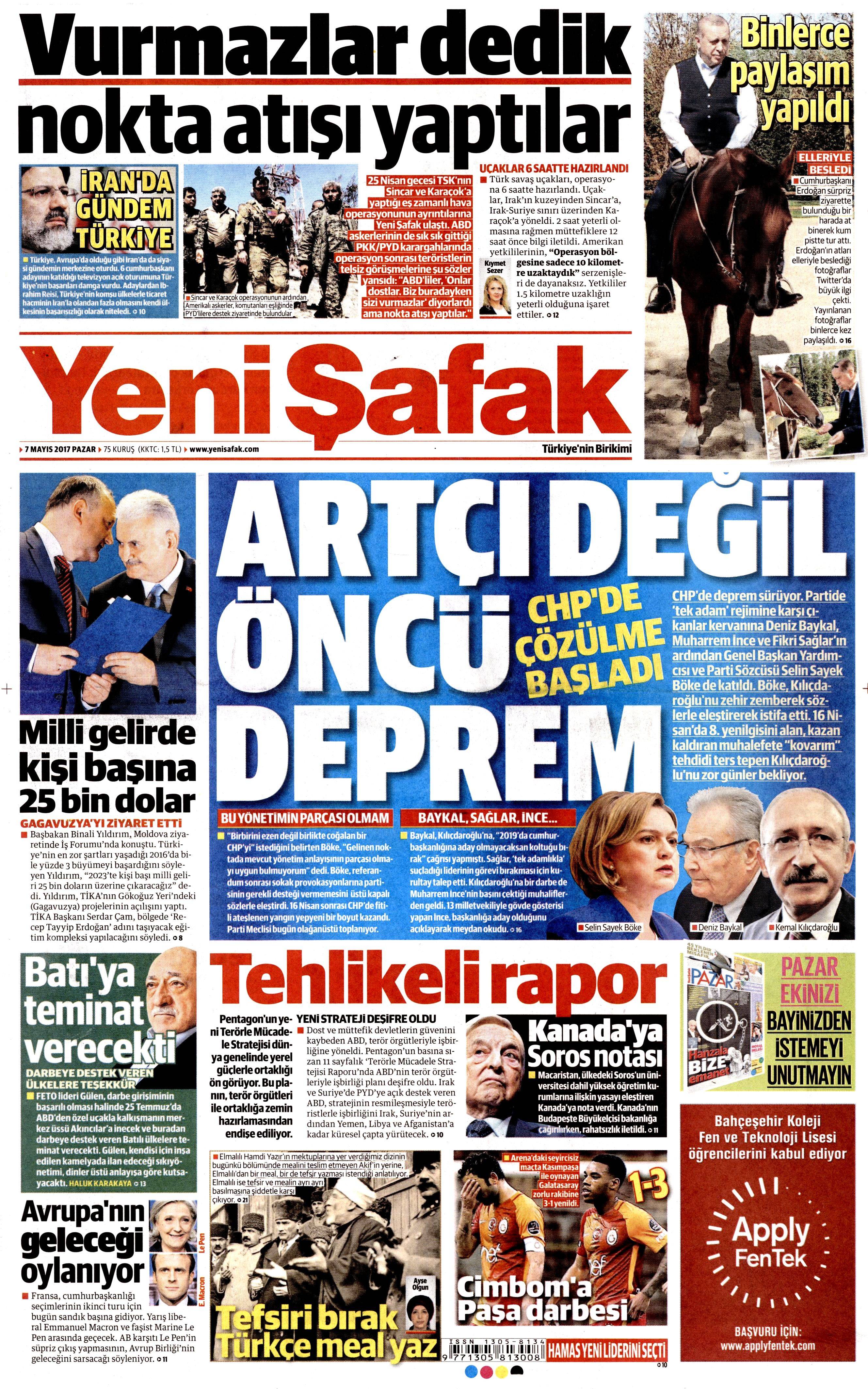Gazete manşetleri (07.05.2017) - 8