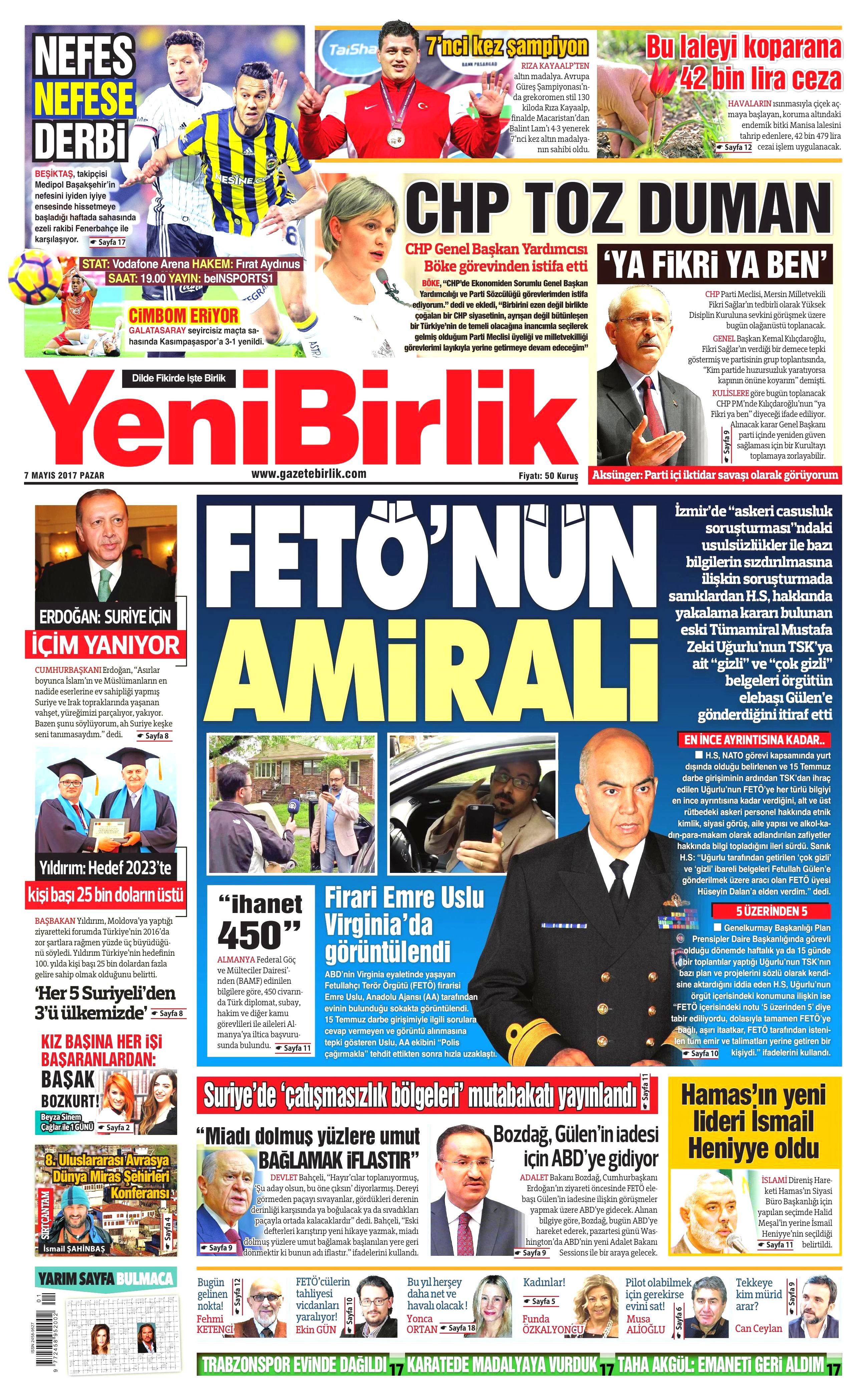 Gazete manşetleri (07.05.2017) - 9