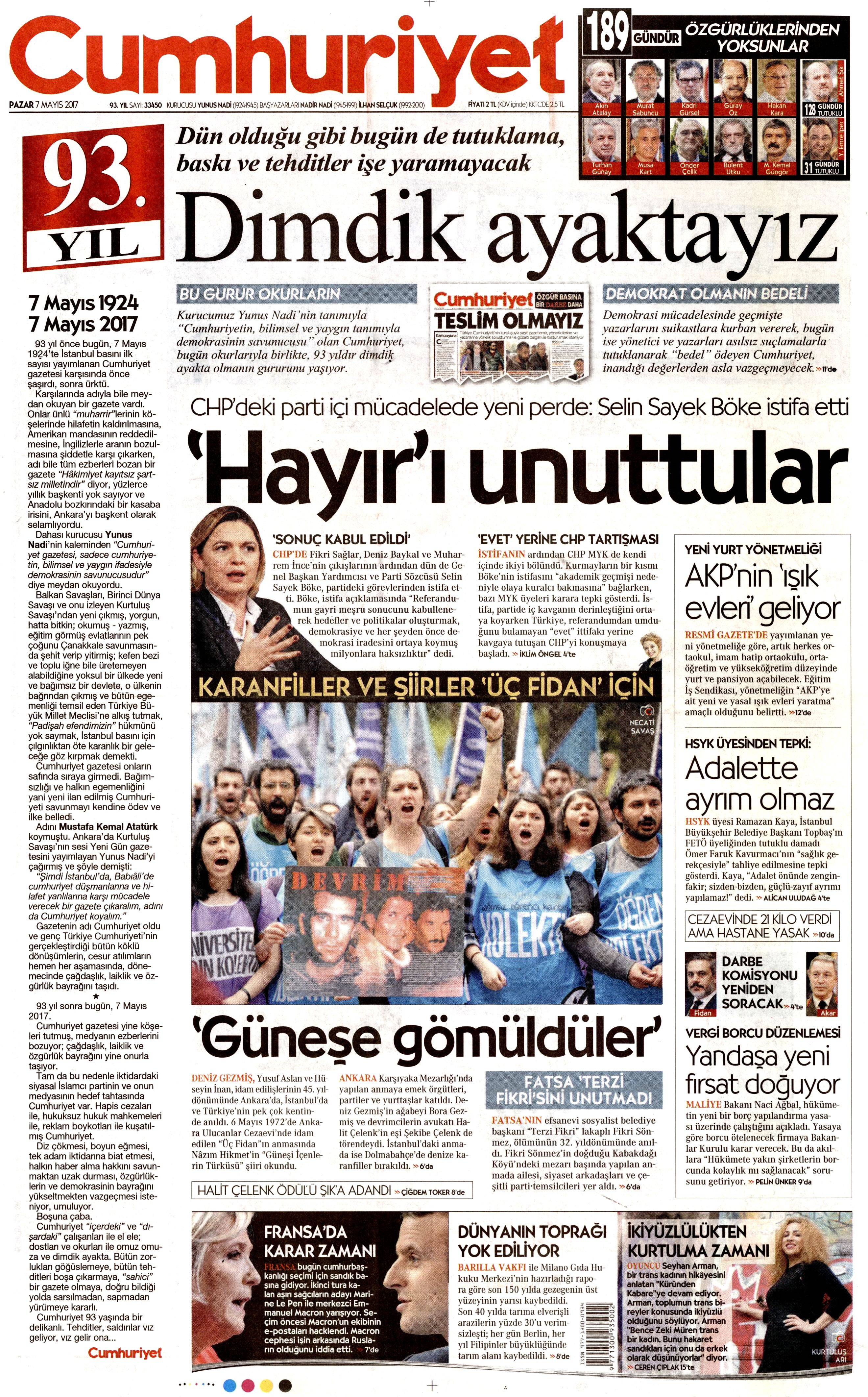 Gazete manşetleri (07.05.2017) - 11