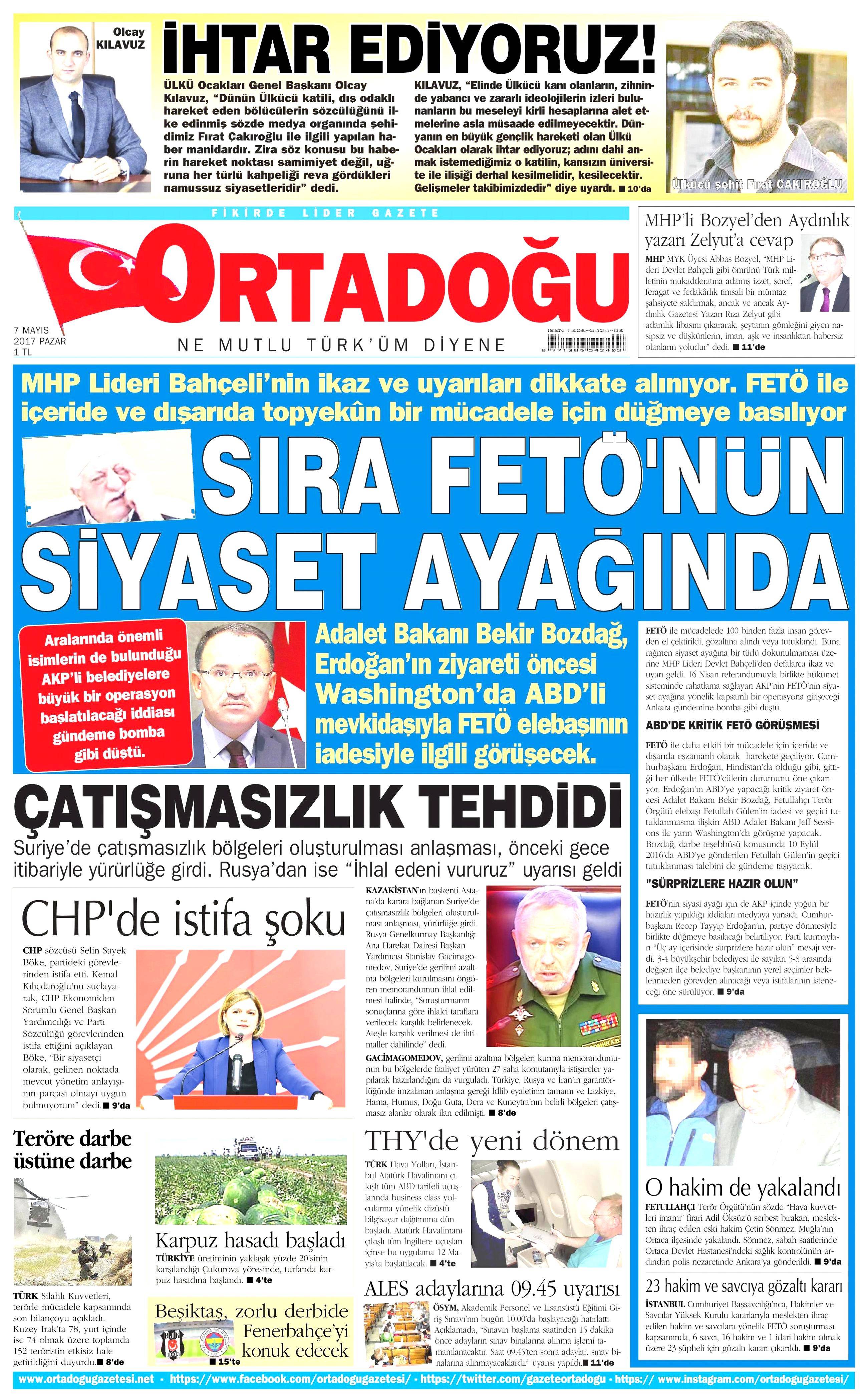 Gazete manşetleri (07.05.2017) - 18