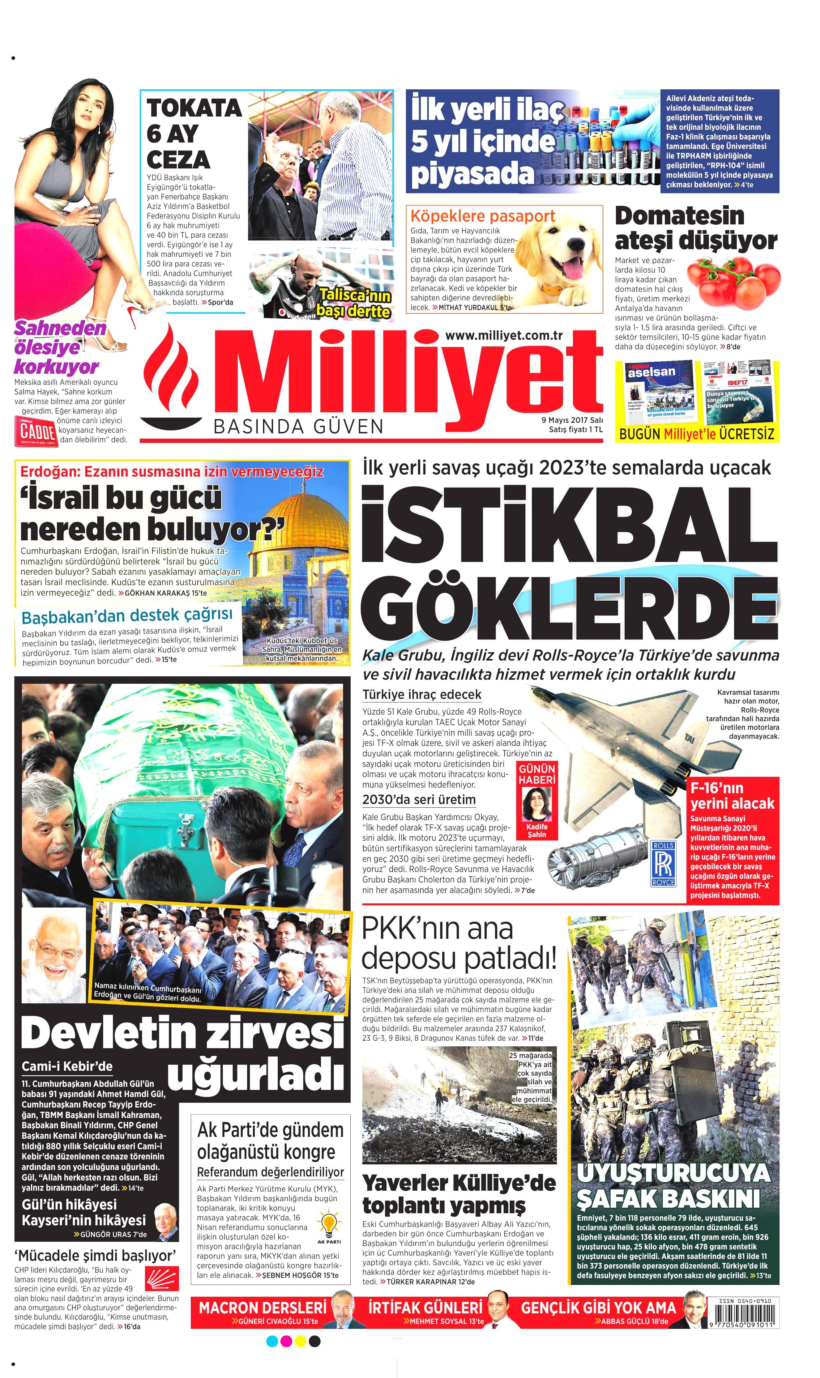 9 Mayıs 2017 Salı gazete manşetleri - 11