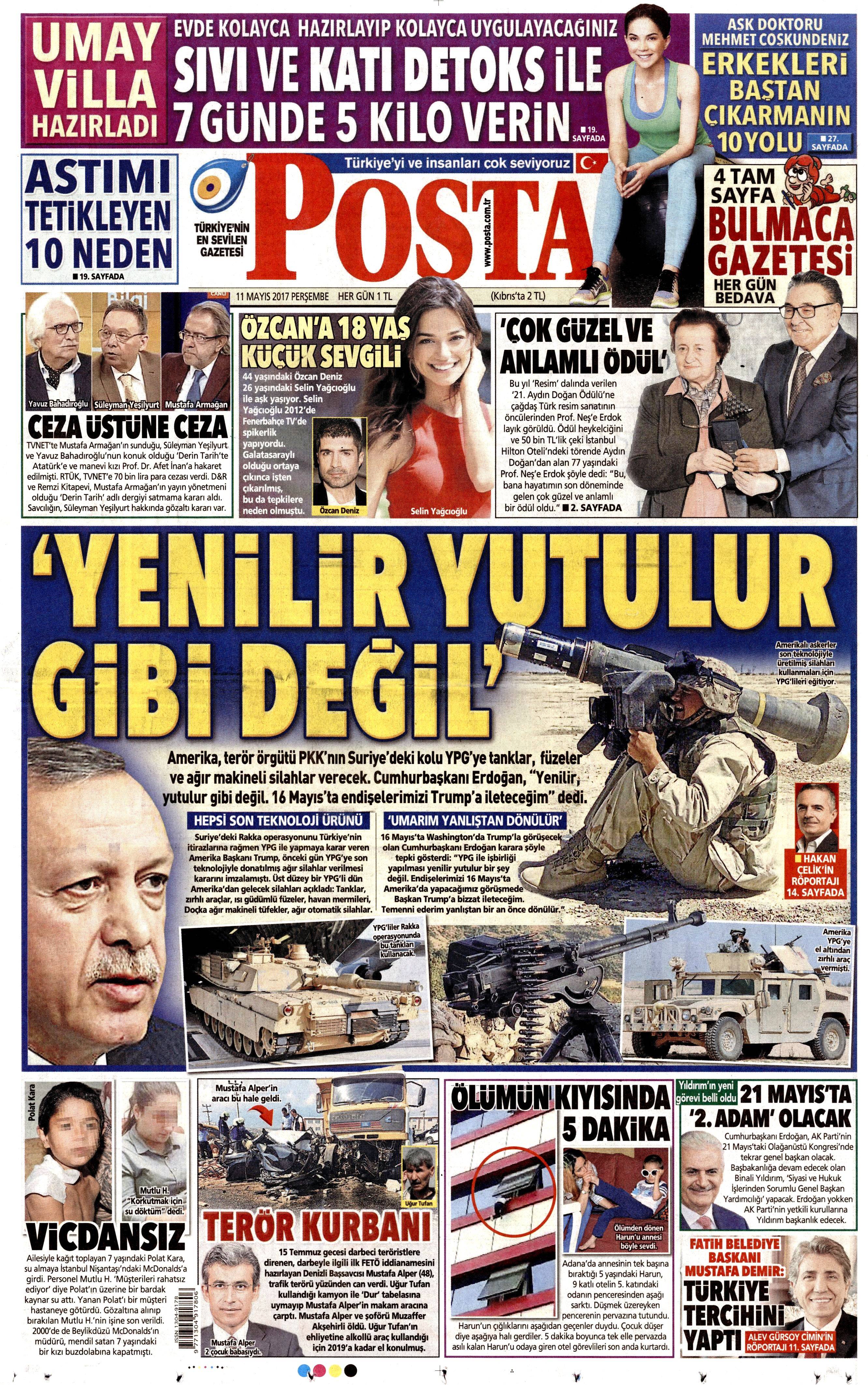 Gazete Manşetleri (11.05.2017) - 3