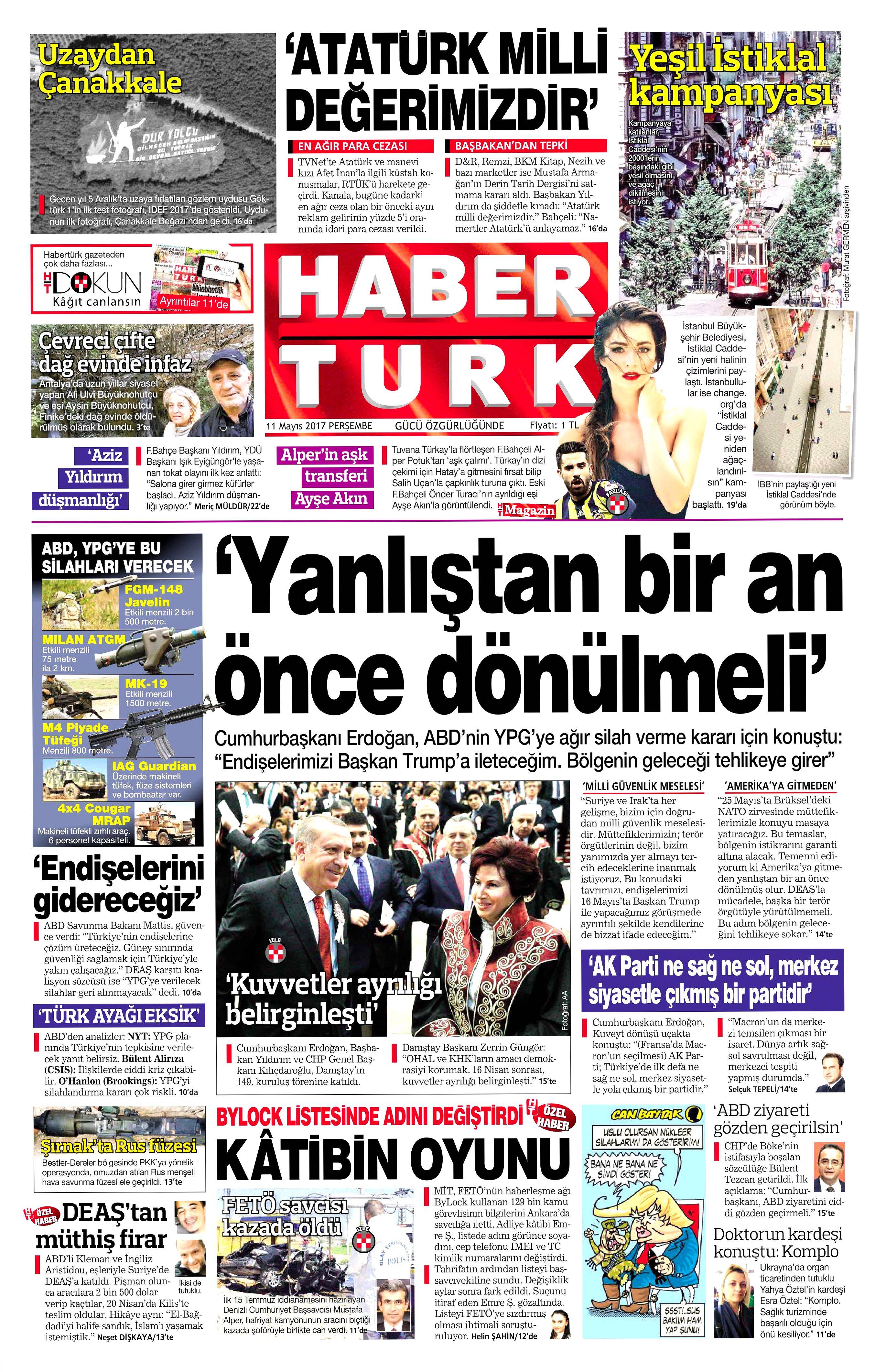 Gazete Manşetleri (11.05.2017) - 5