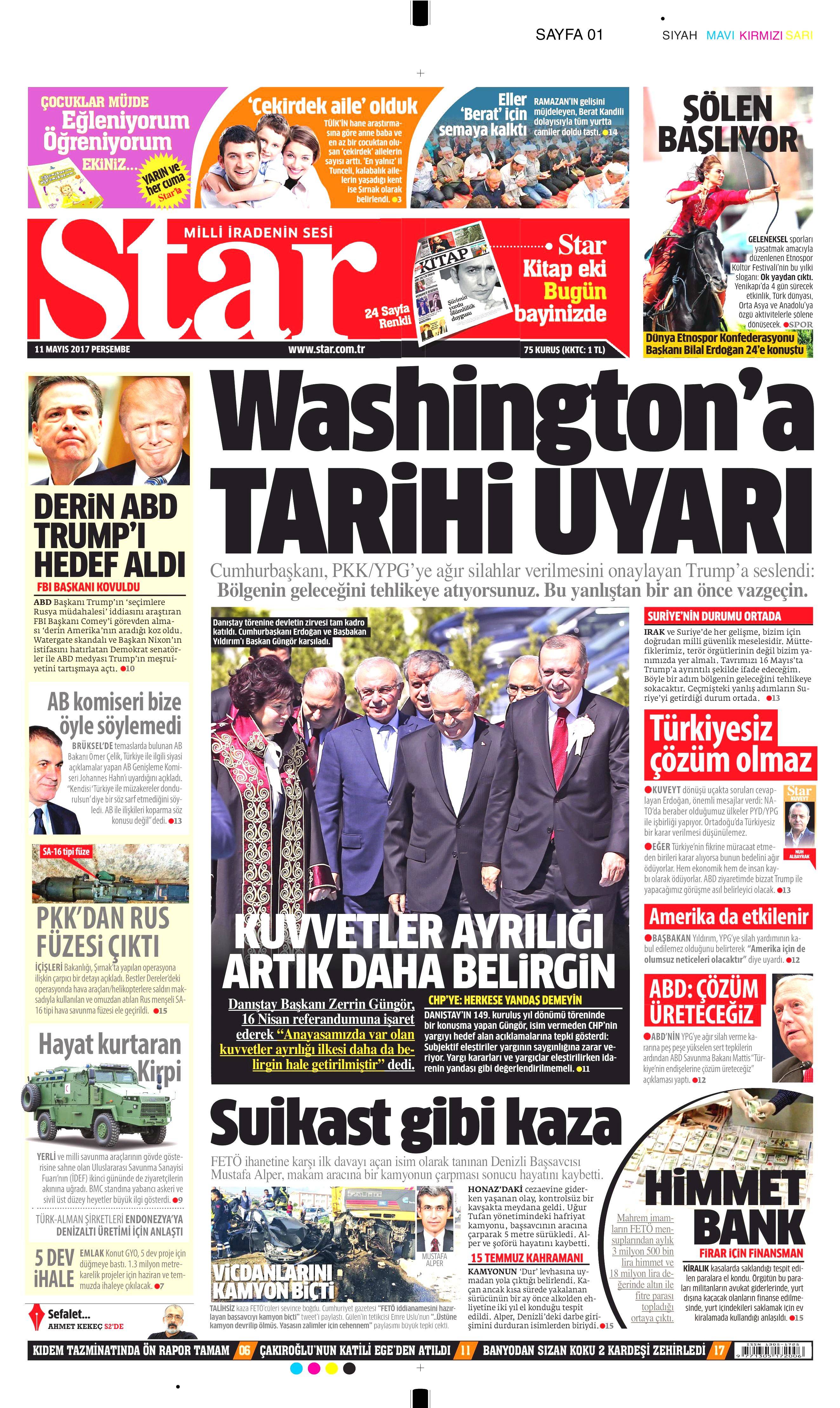 Gazete Manşetleri (11.05.2017) - 7