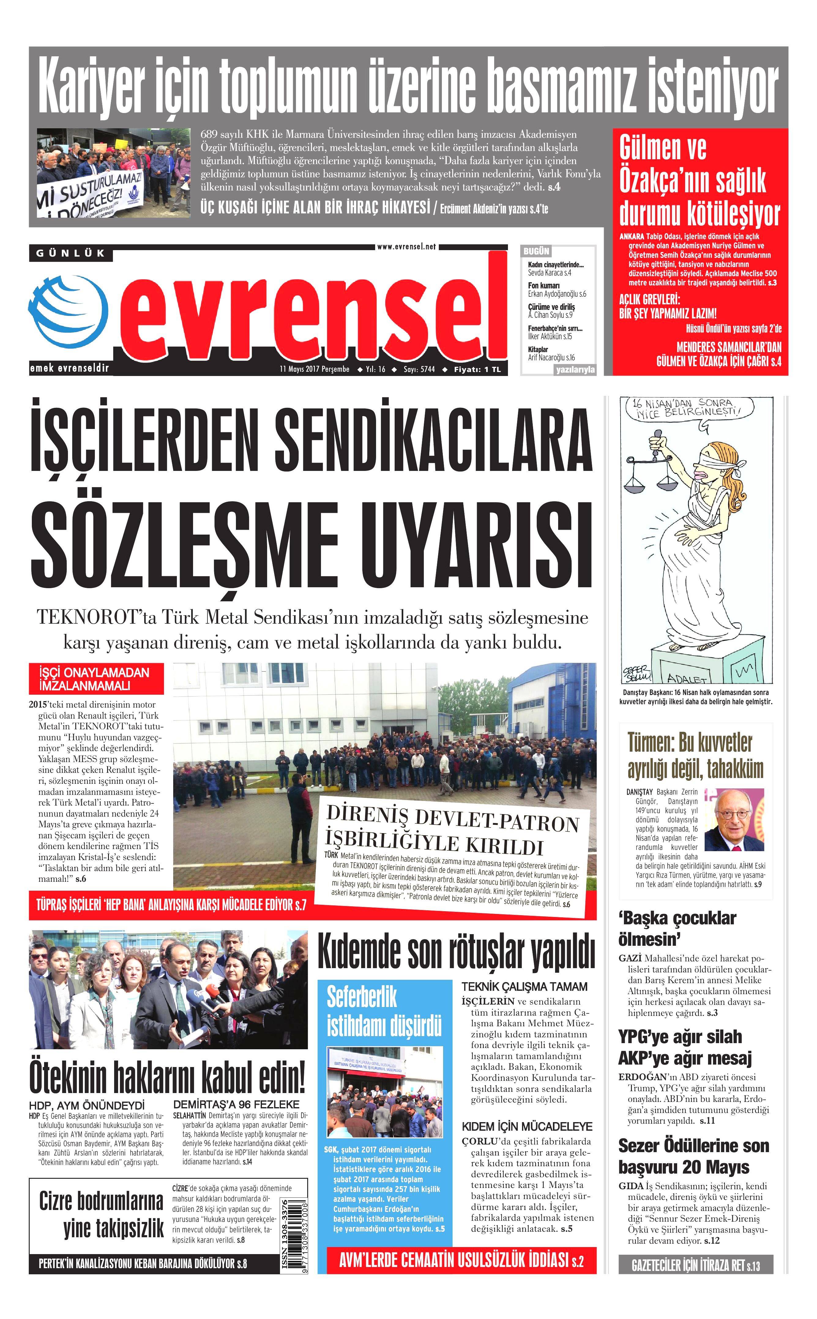 Gazete Manşetleri (11.05.2017) - 17