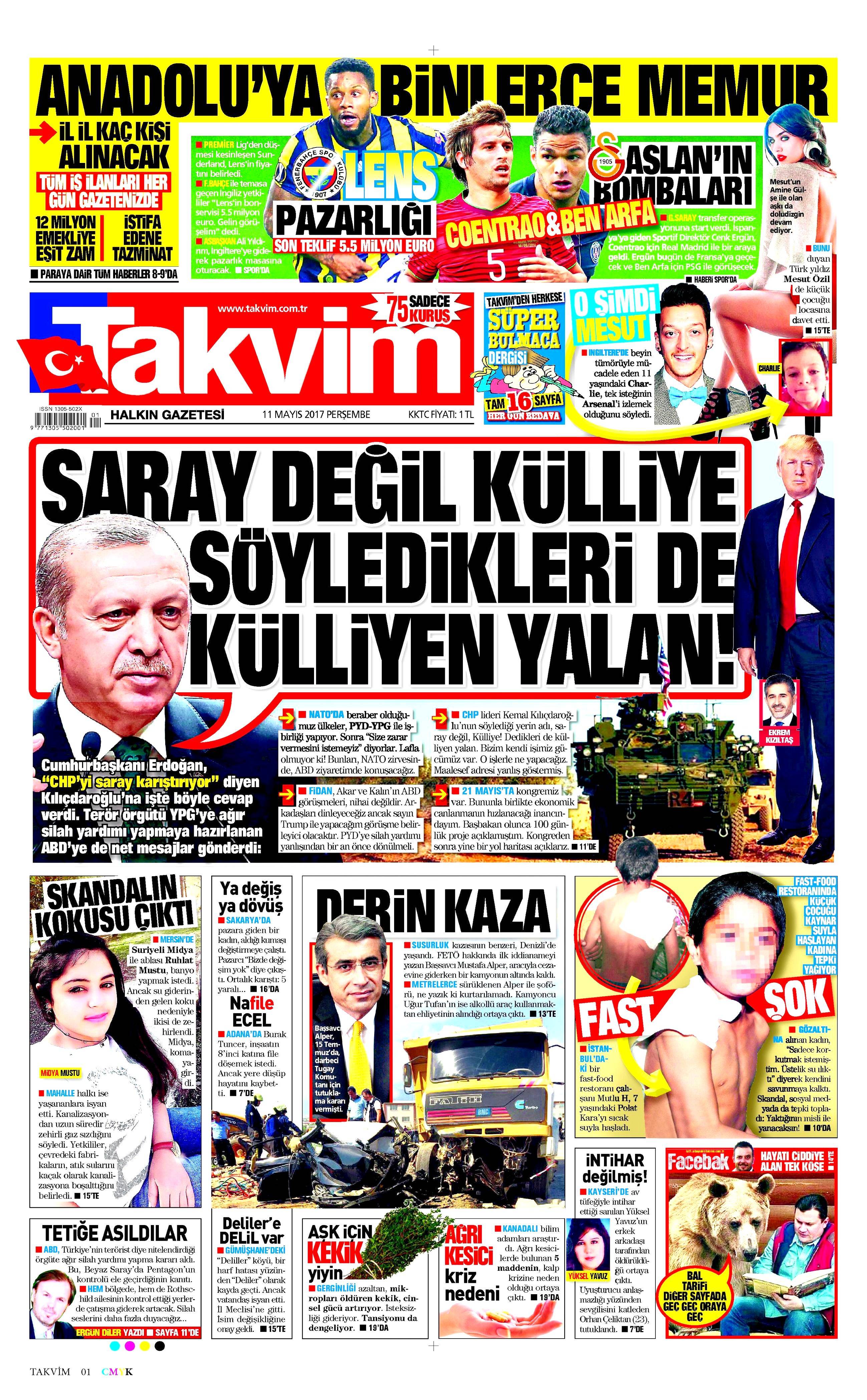 Gazete Manşetleri (11.05.2017) - 18