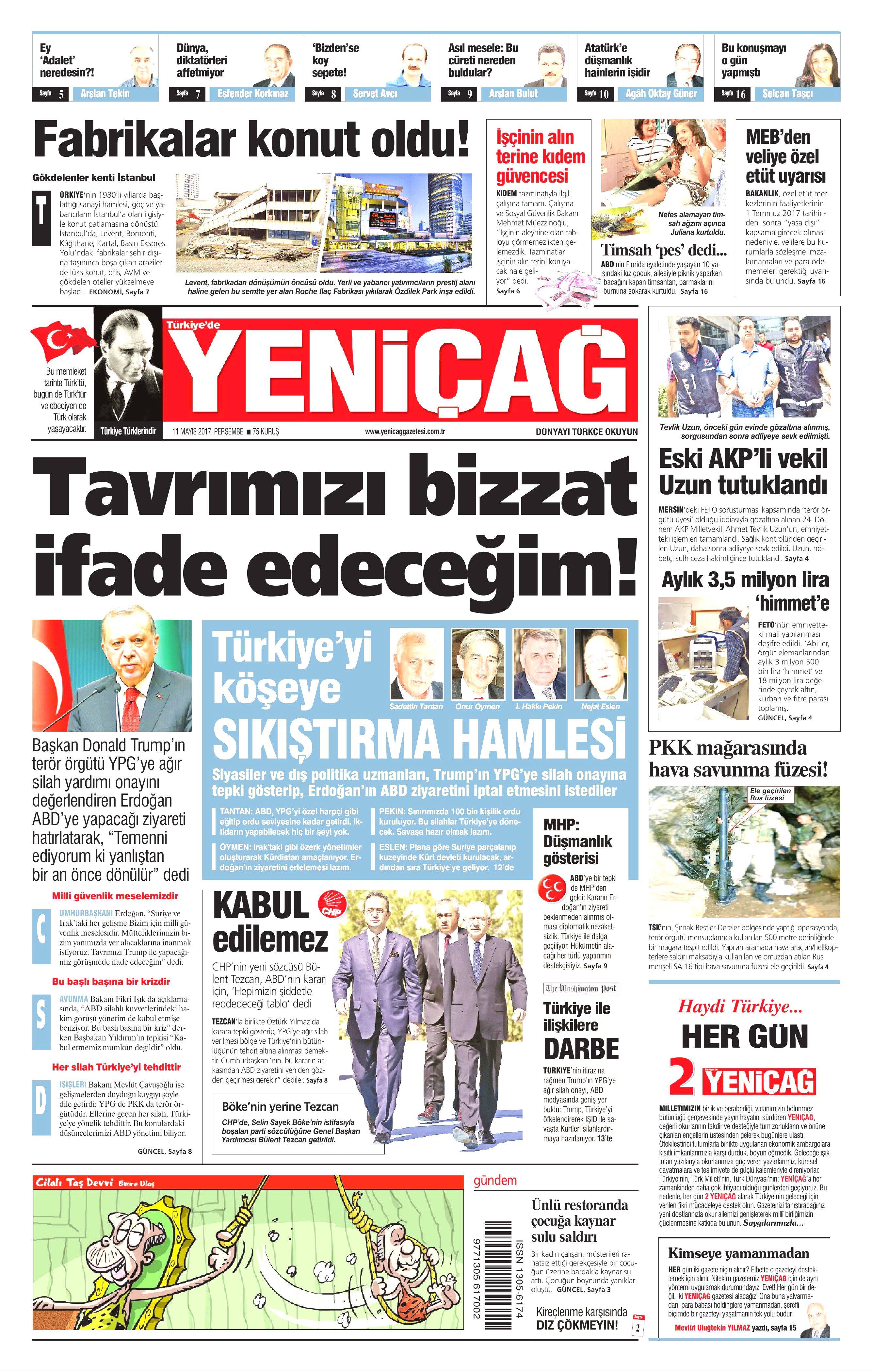 Gazete Manşetleri (11.05.2017) - 20