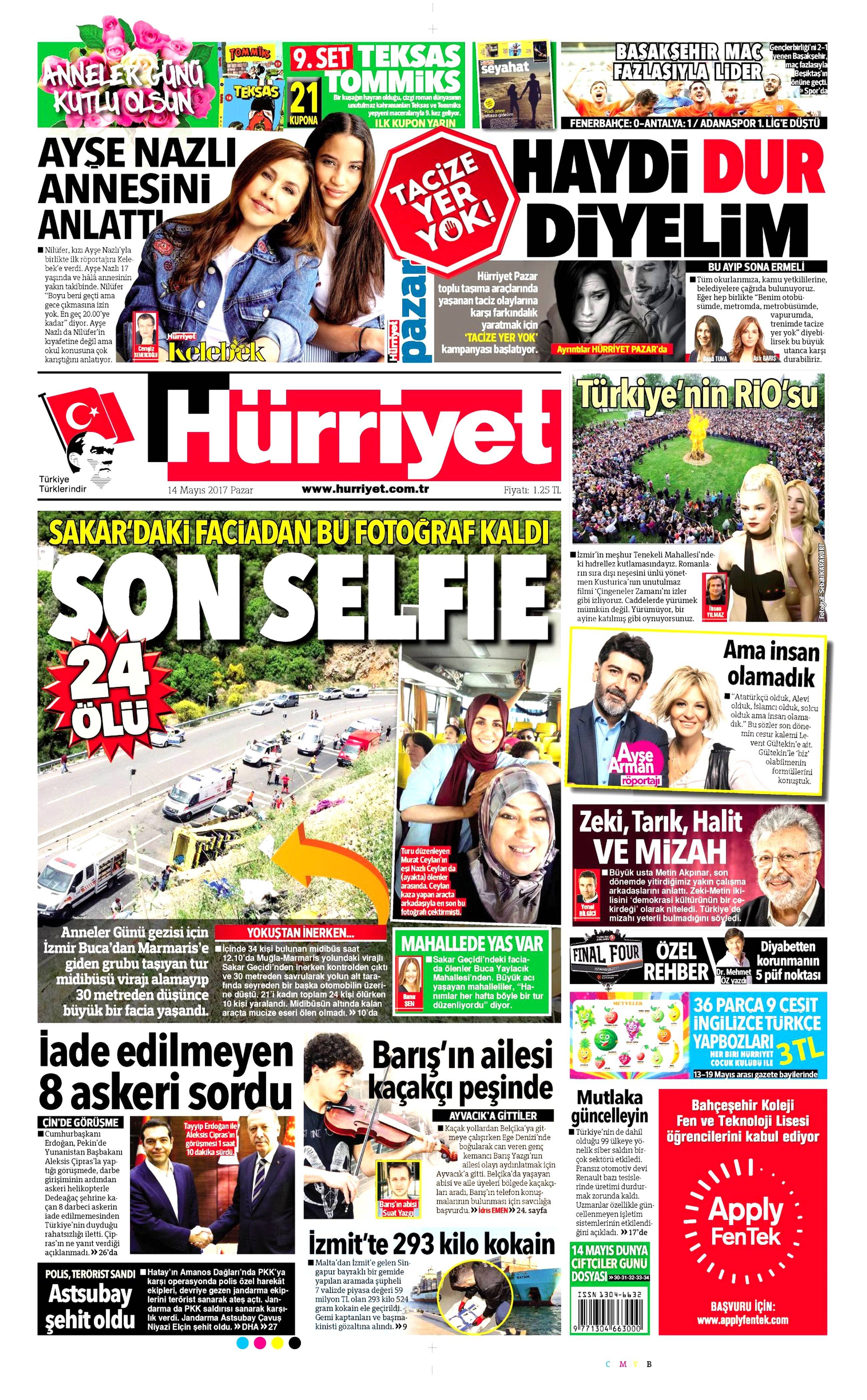 Gazete manşetleri (14.05.2017) - 3