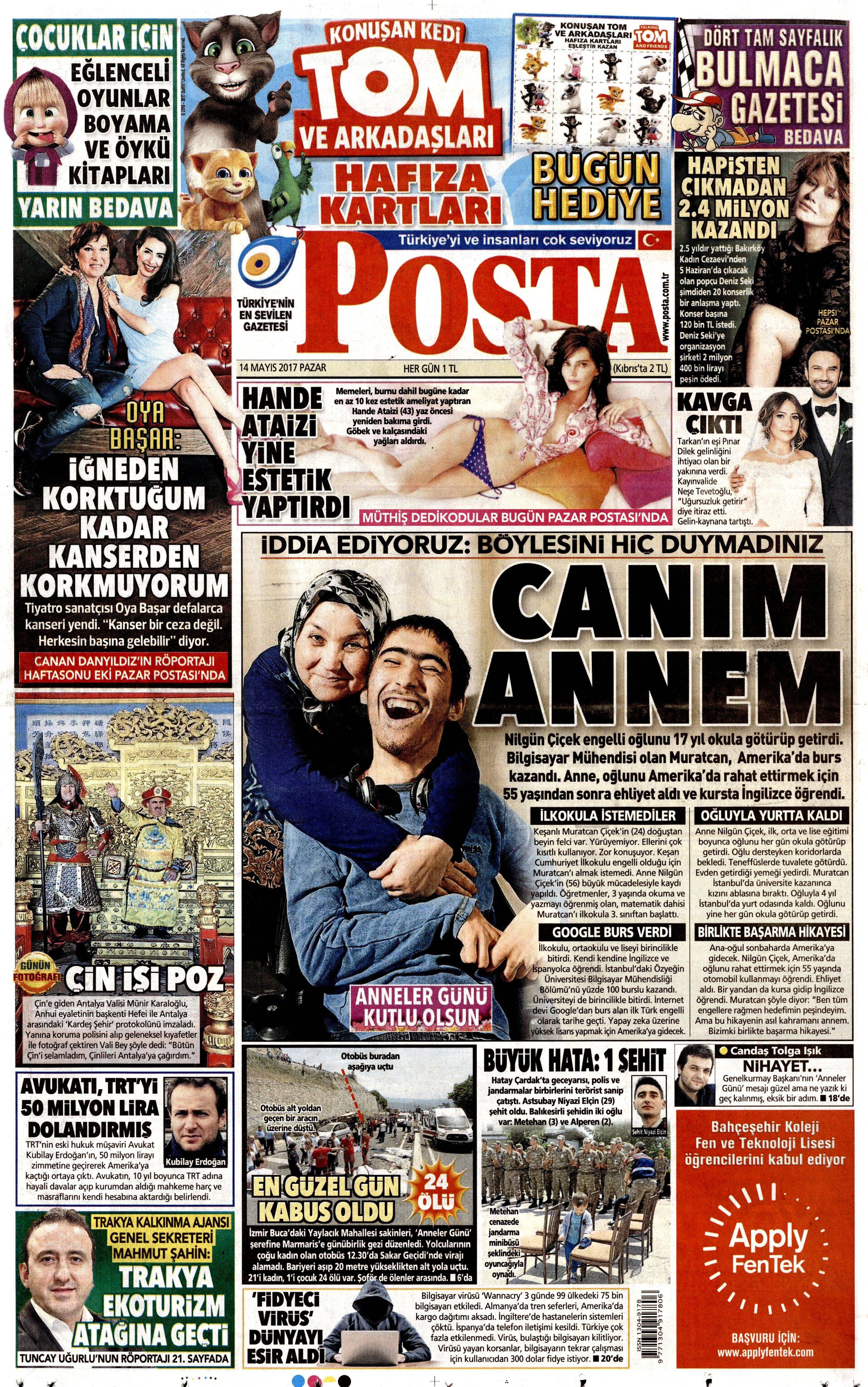 Gazete manşetleri (14.05.2017) - 4