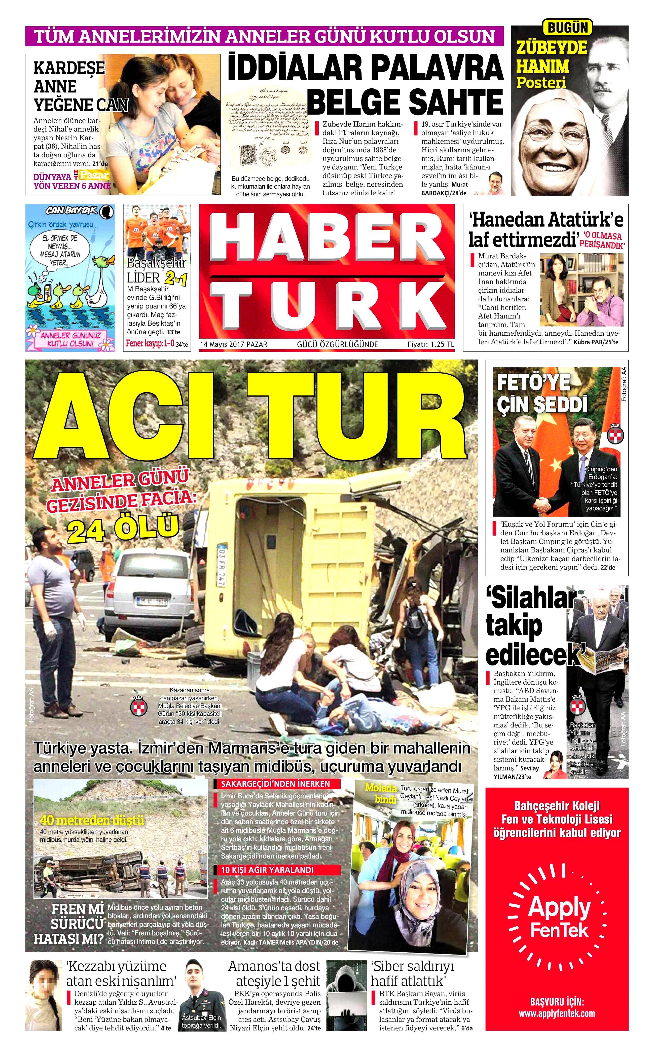 Gazete manşetleri (14.05.2017) - 6