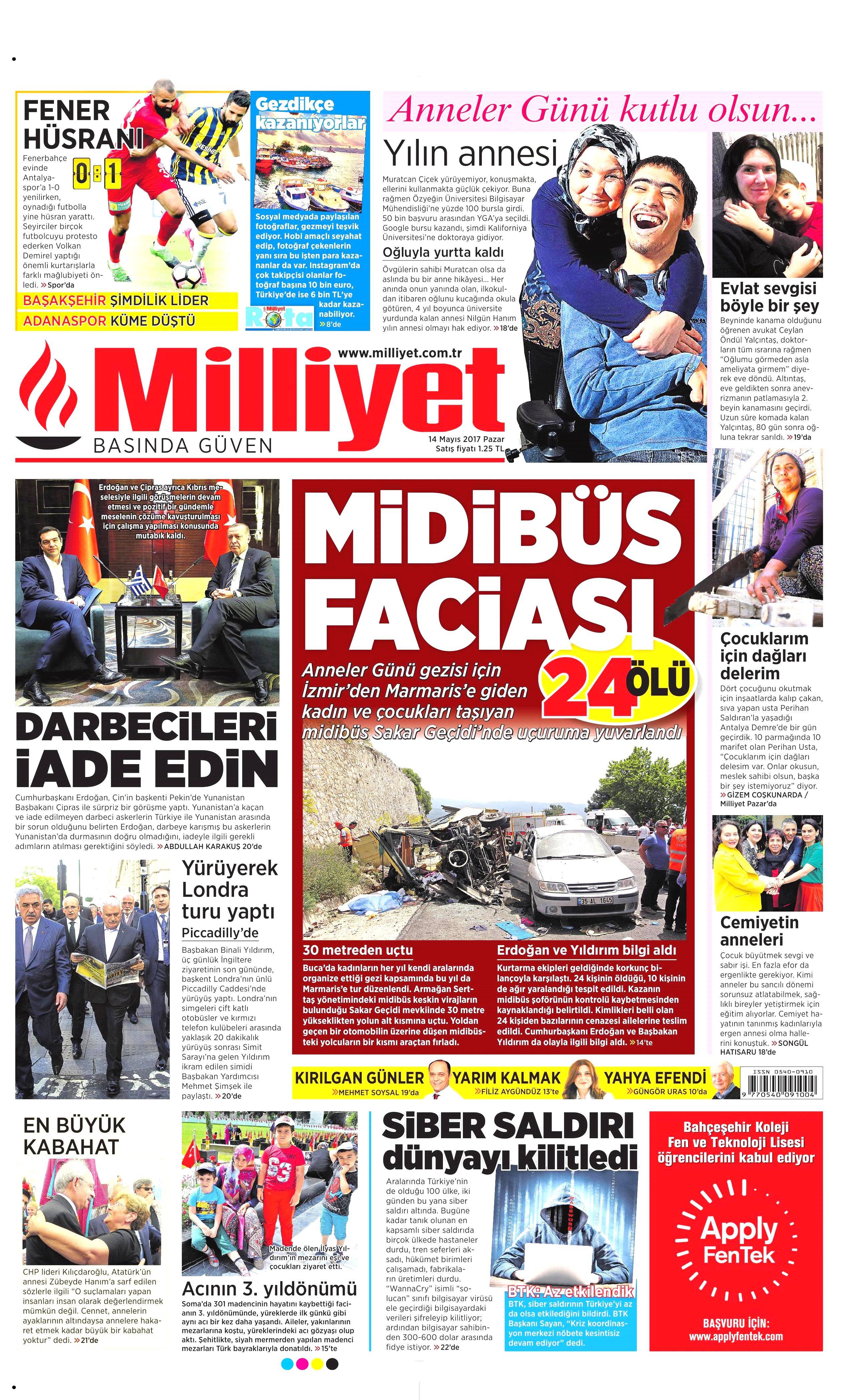 Gazete manşetleri (14.05.2017) - 7