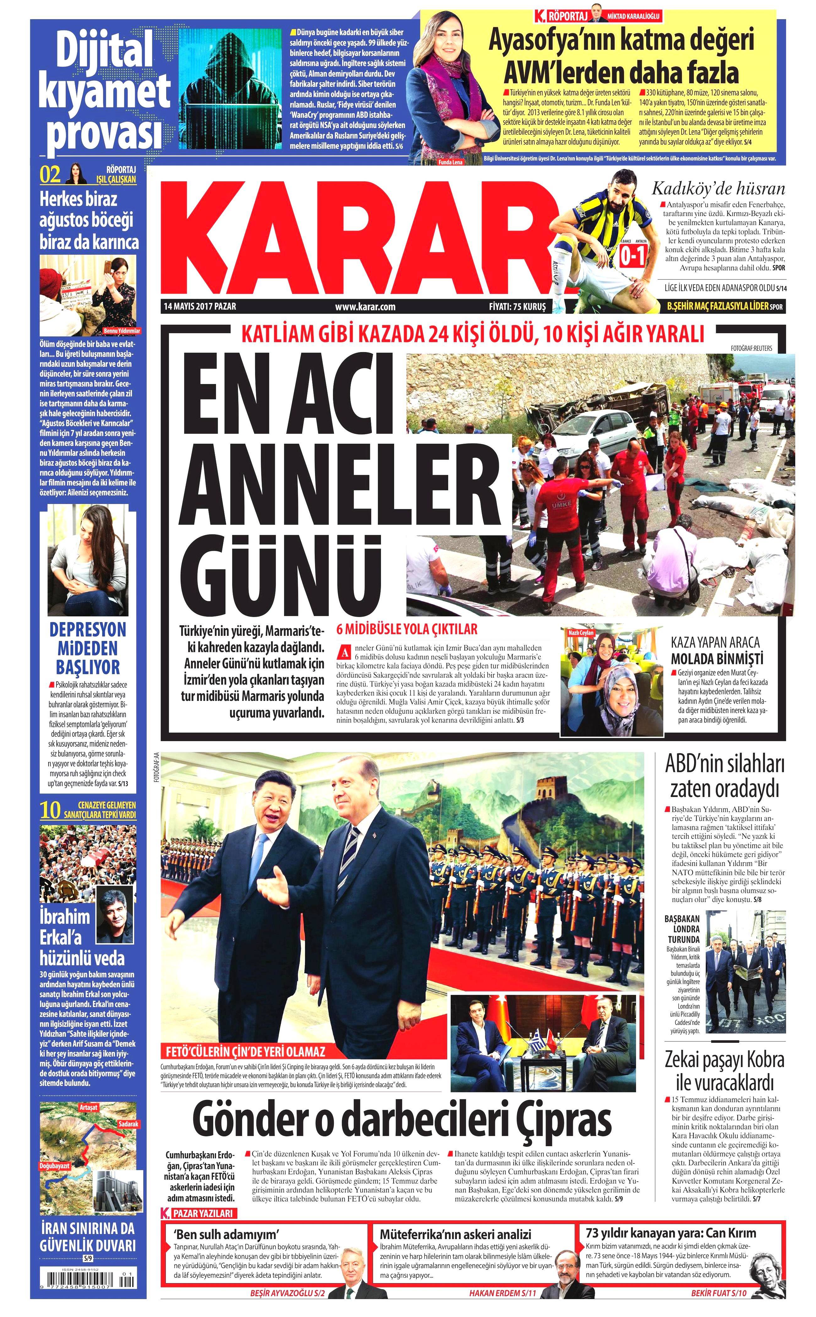 Gazete manşetleri (14.05.2017) - 9
