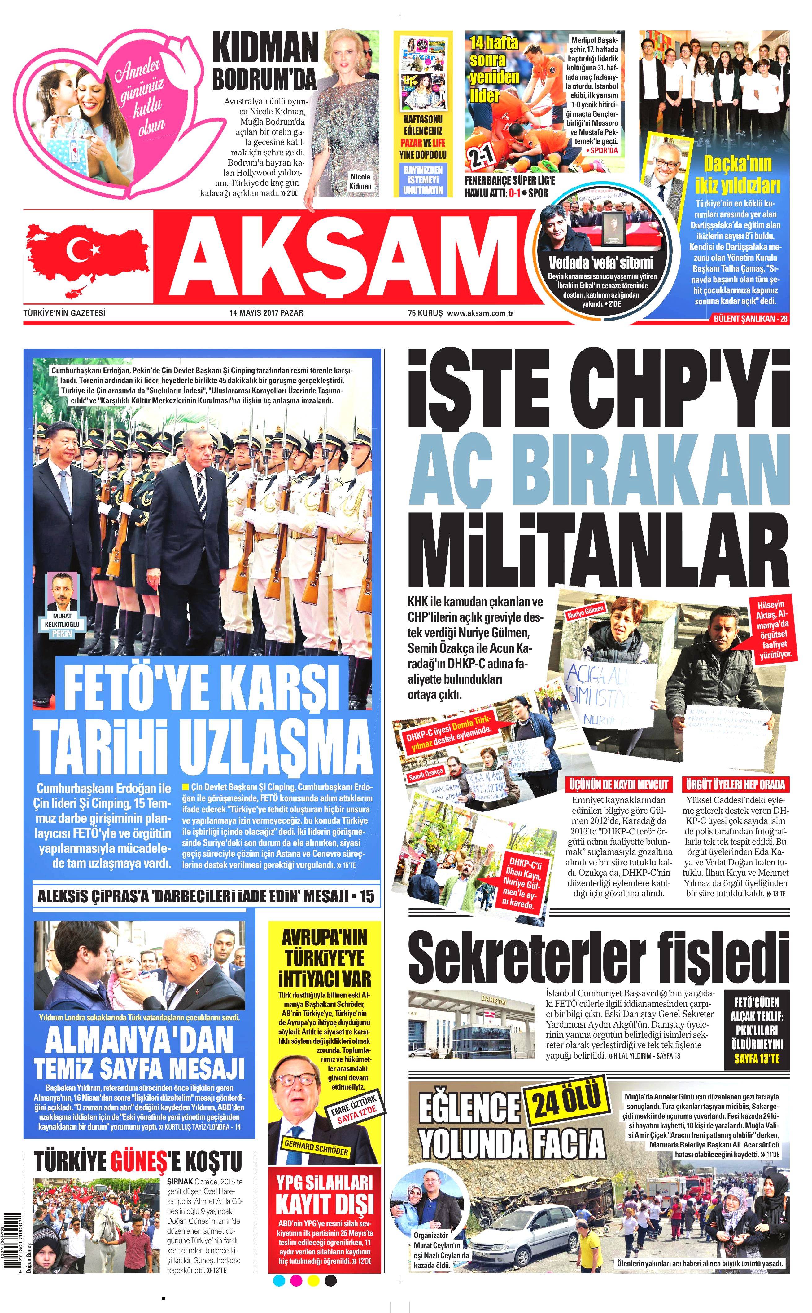 Gazete manşetleri (14.05.2017) - 12