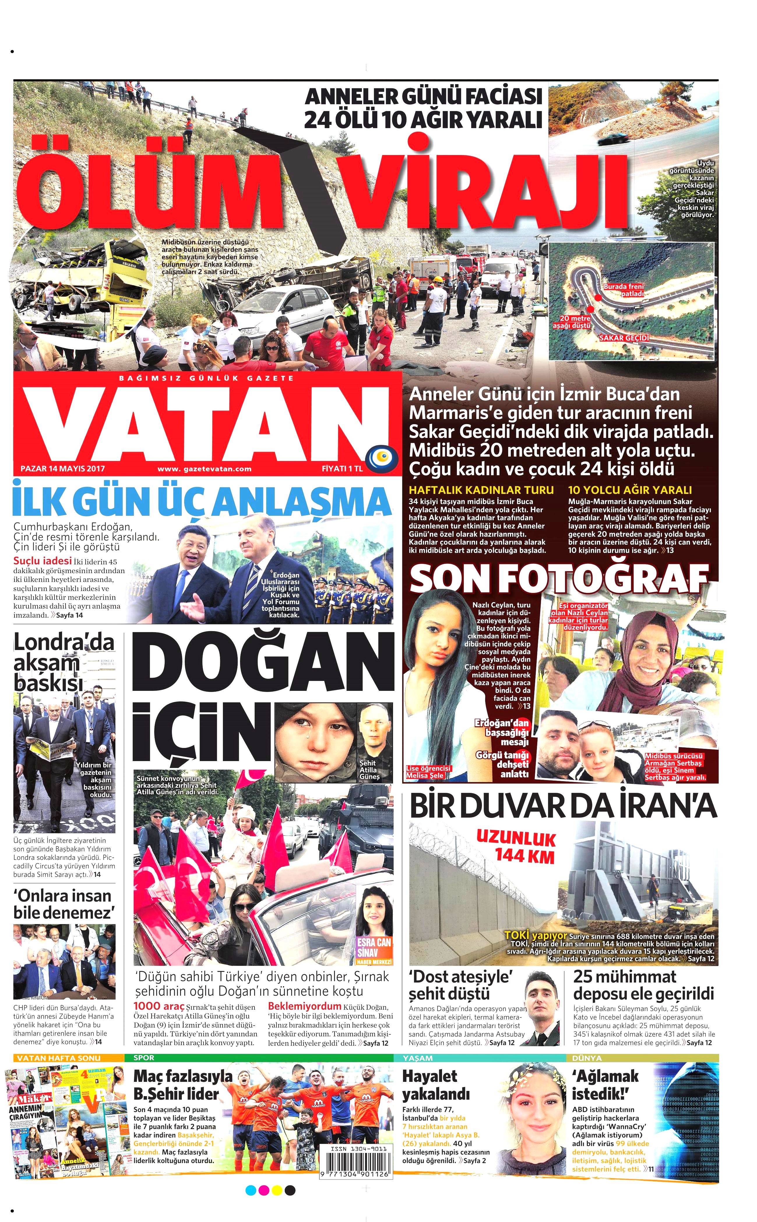 Gazete manşetleri (14.05.2017) - 15