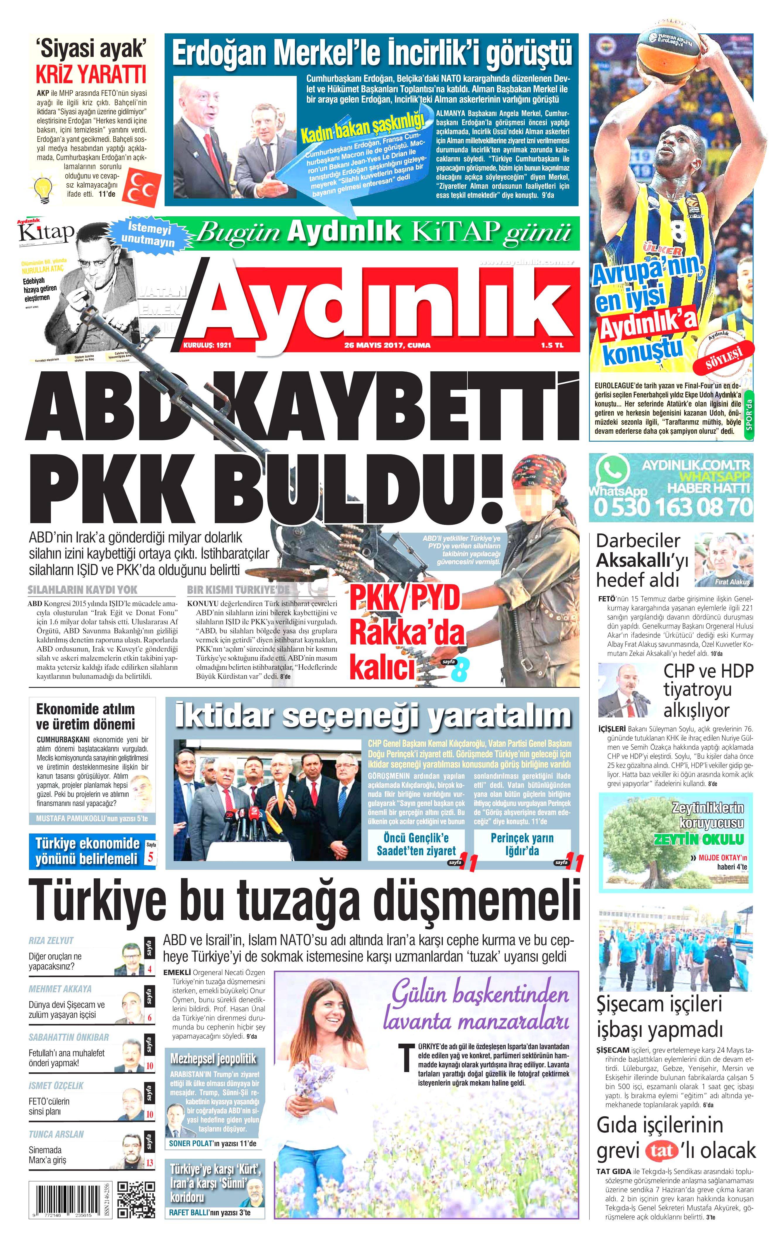 26 Mayıs 2017 Cuma gazete manşetleri - 3