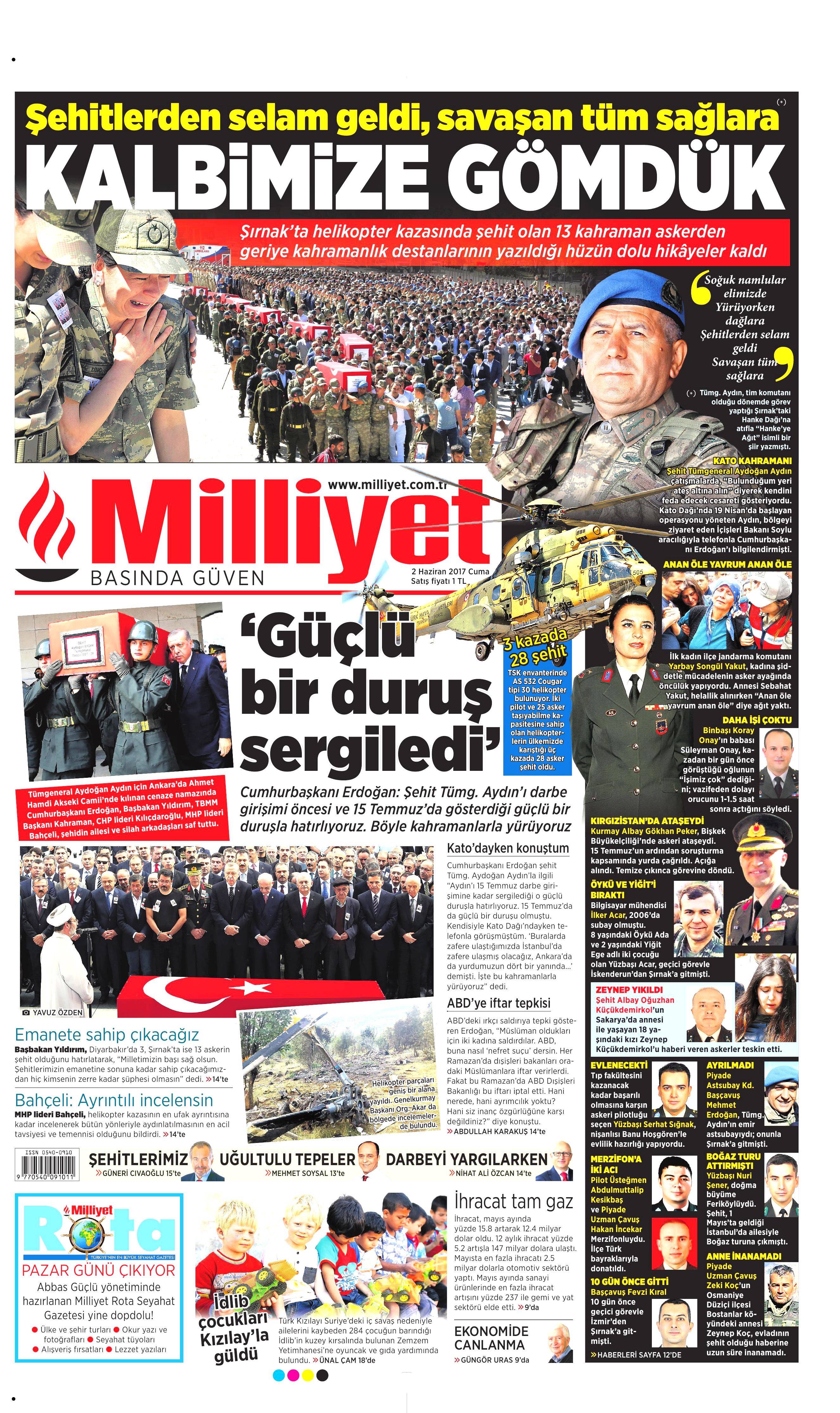 2 Haziran 2017 Cuma gazete manşetleri - 15