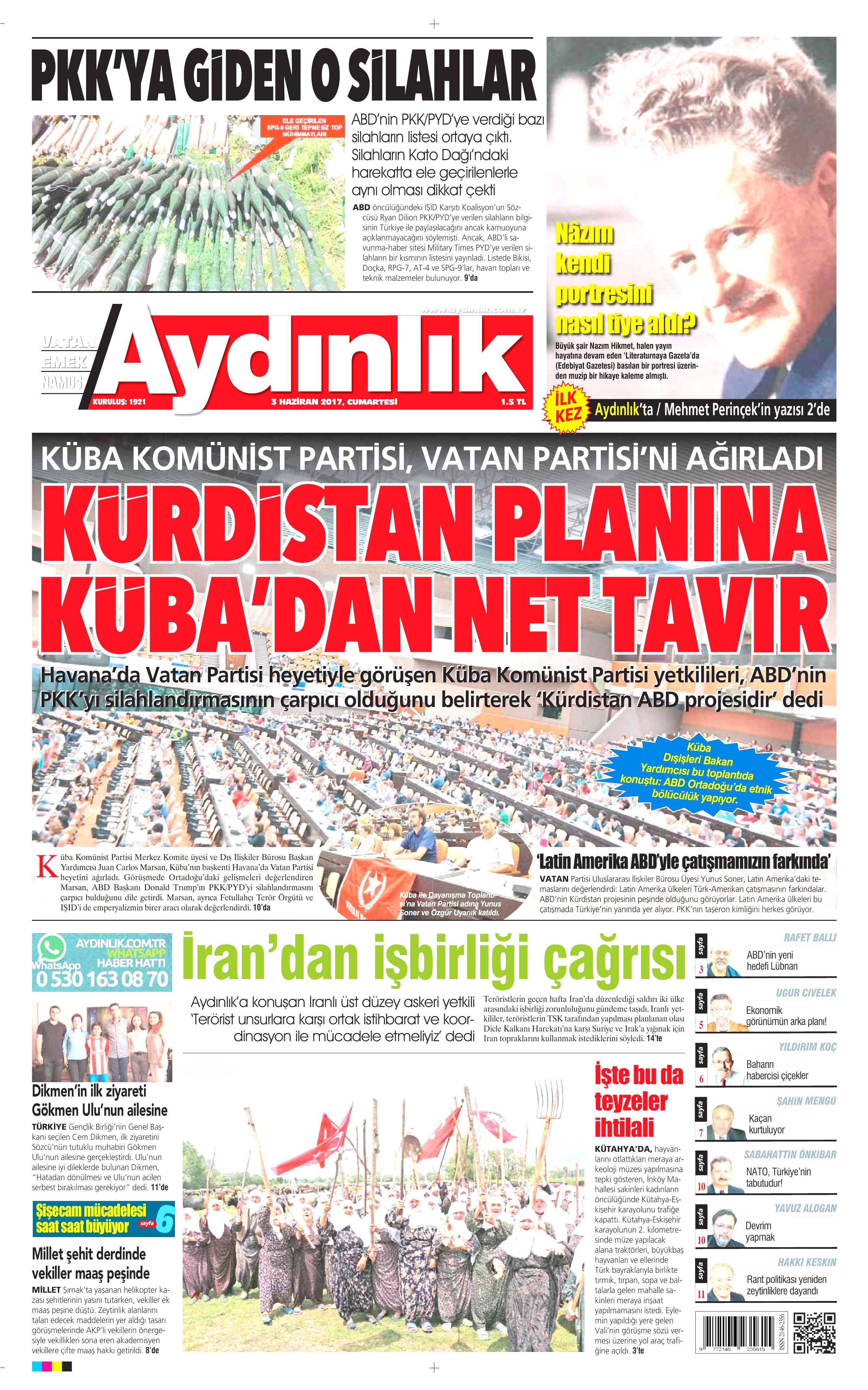 3 Haziran 2017 Cumartesi gazete manşetleri - 4