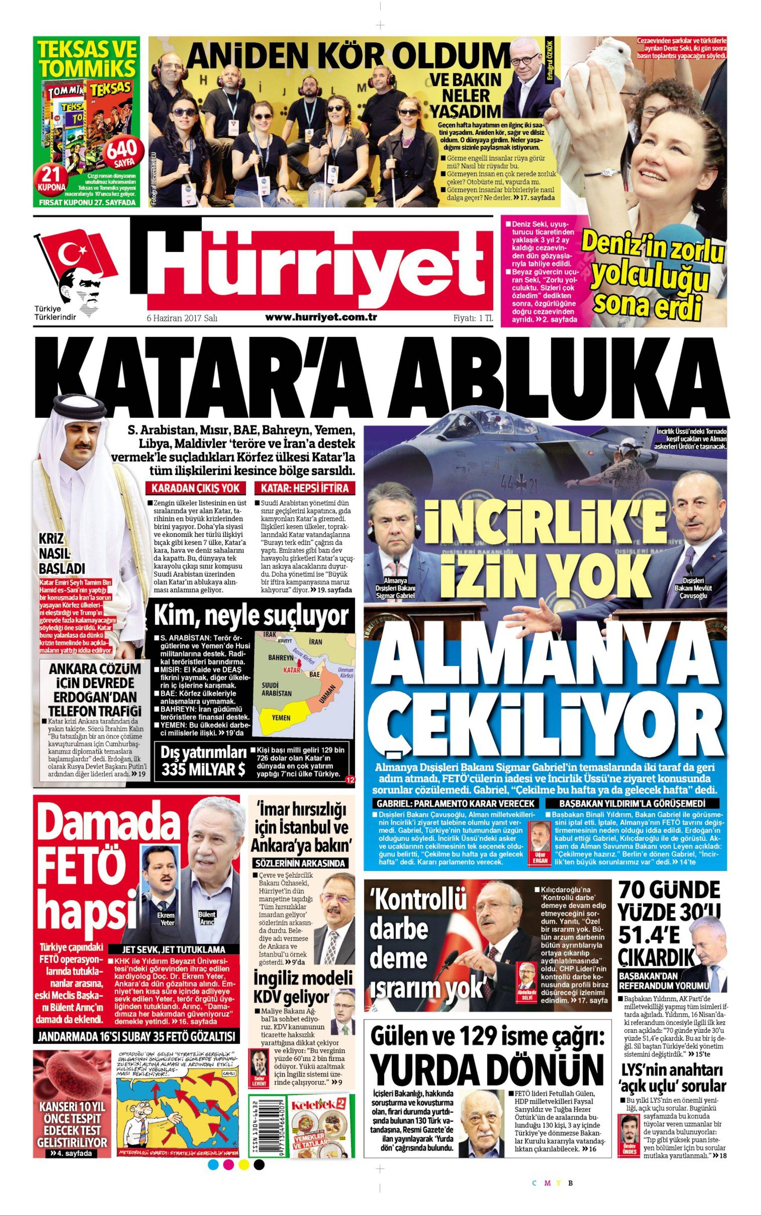 6 Haziran 2017 Salı gazete manşetleri - 10