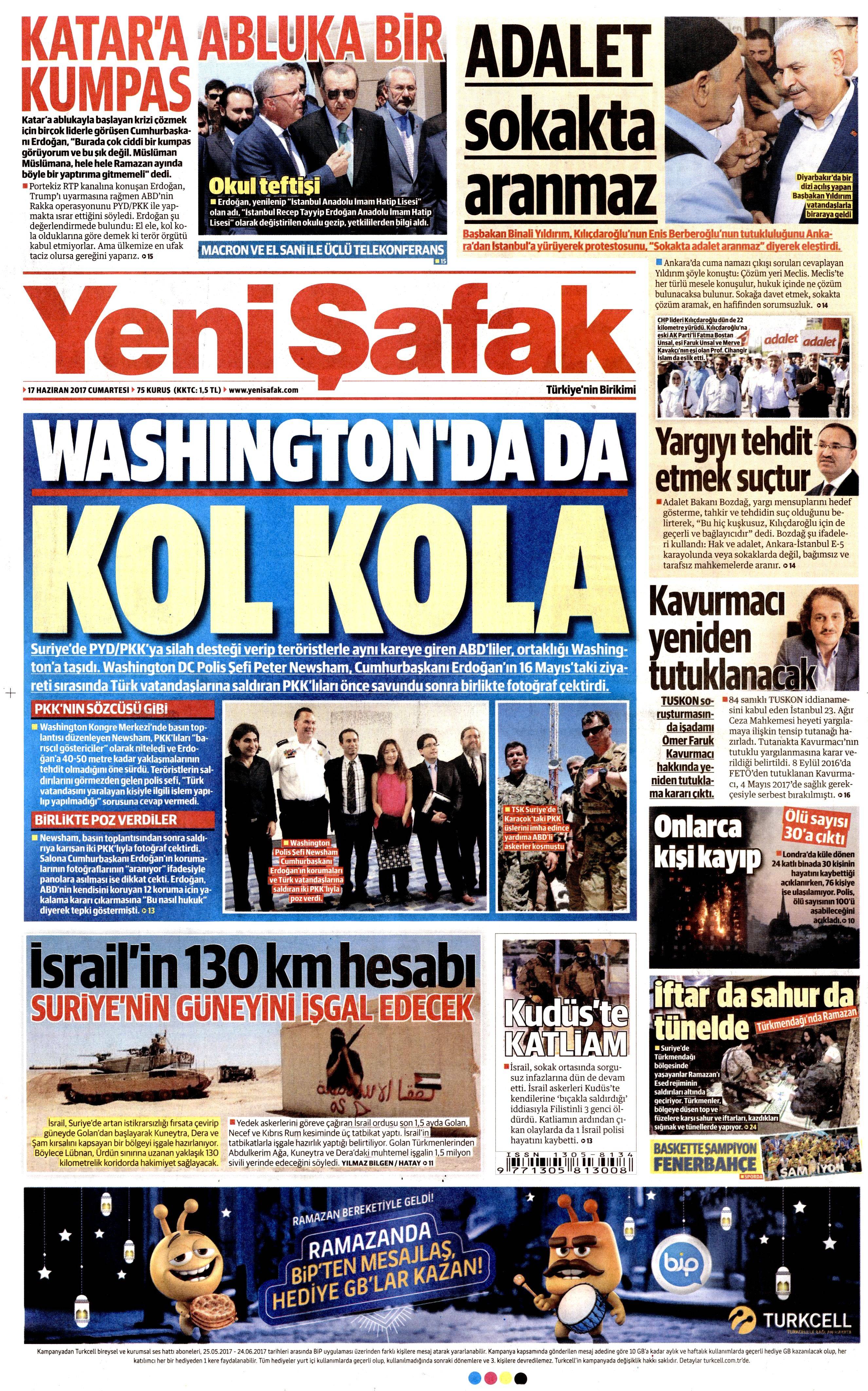 17 Haziran 2017 Cumartesi gazete manşetleri - 28