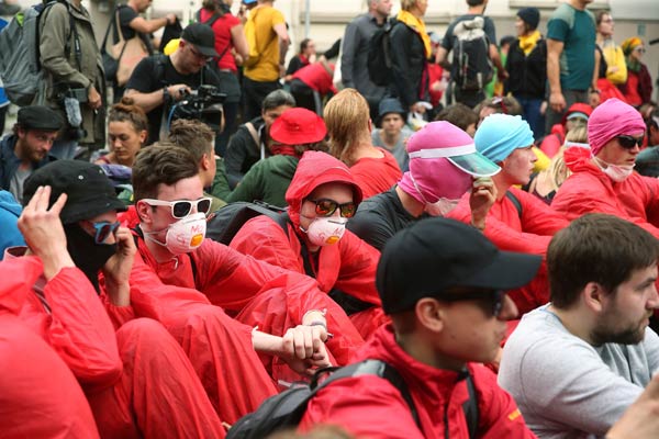 Hamburg'da G20 protestoları! - 724