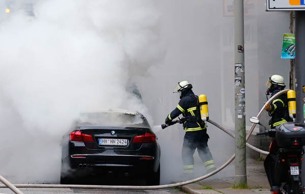 Hamburg'da G20 protestoları! - 748