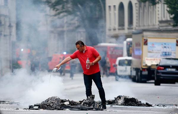 Hamburg'da G20 protestoları! - 757
