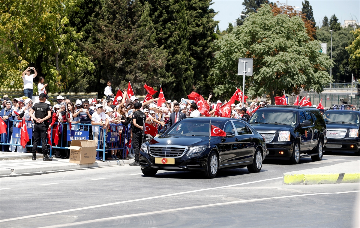 Erdoğan ve Yıldırım 15 Temmuz şehitliğine ziyaret - 709