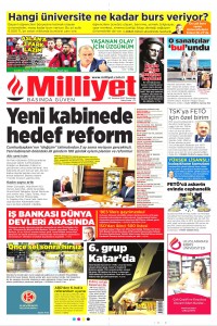 20 Temmuz 2017 gazete manşetleri - 17