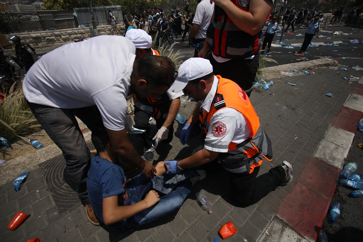 İsrail Filistinliler'e müdahale etti: Yaralılar var! - 4