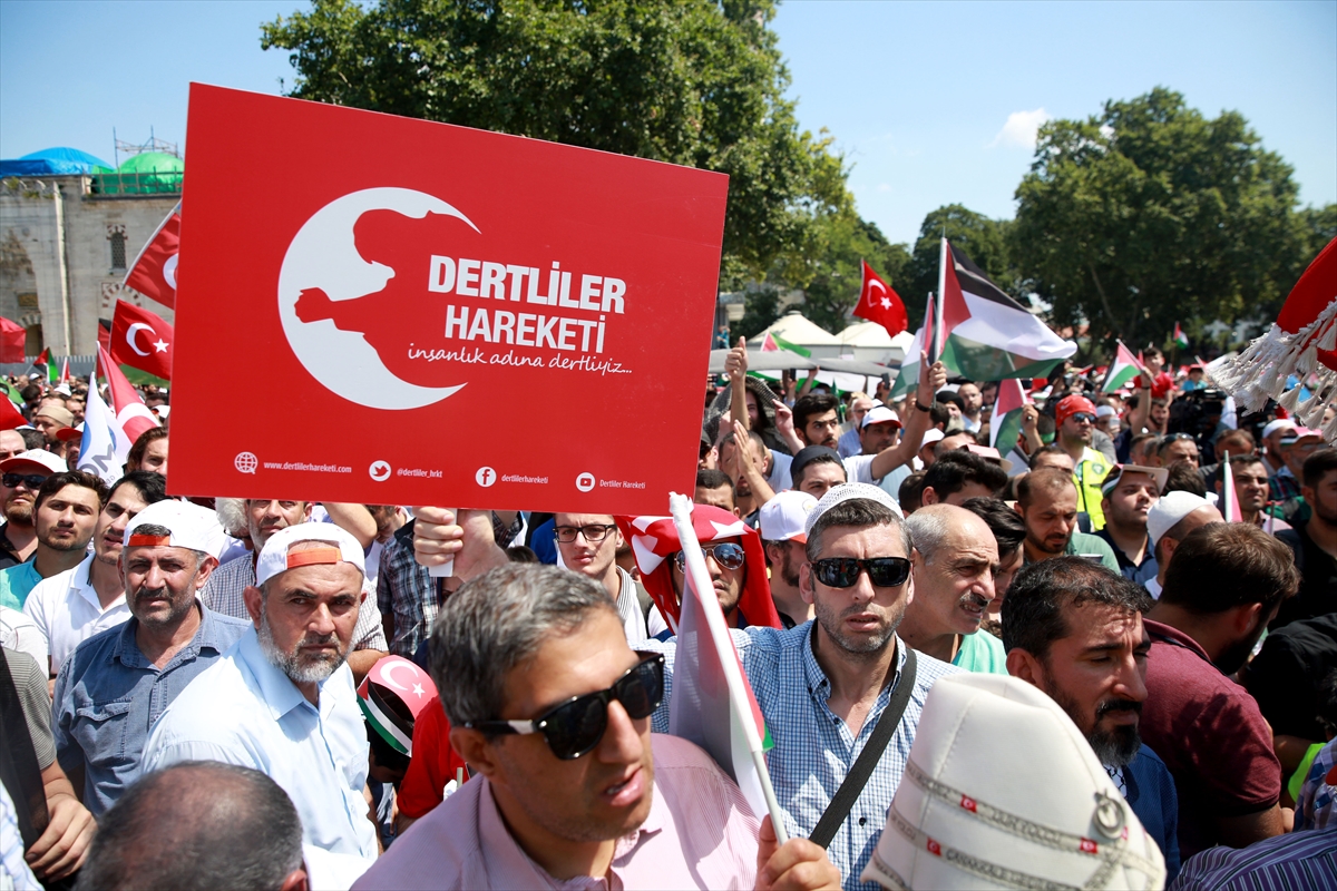 İsrail Beyazıt Meydanı'nda protesto edildi! - 17