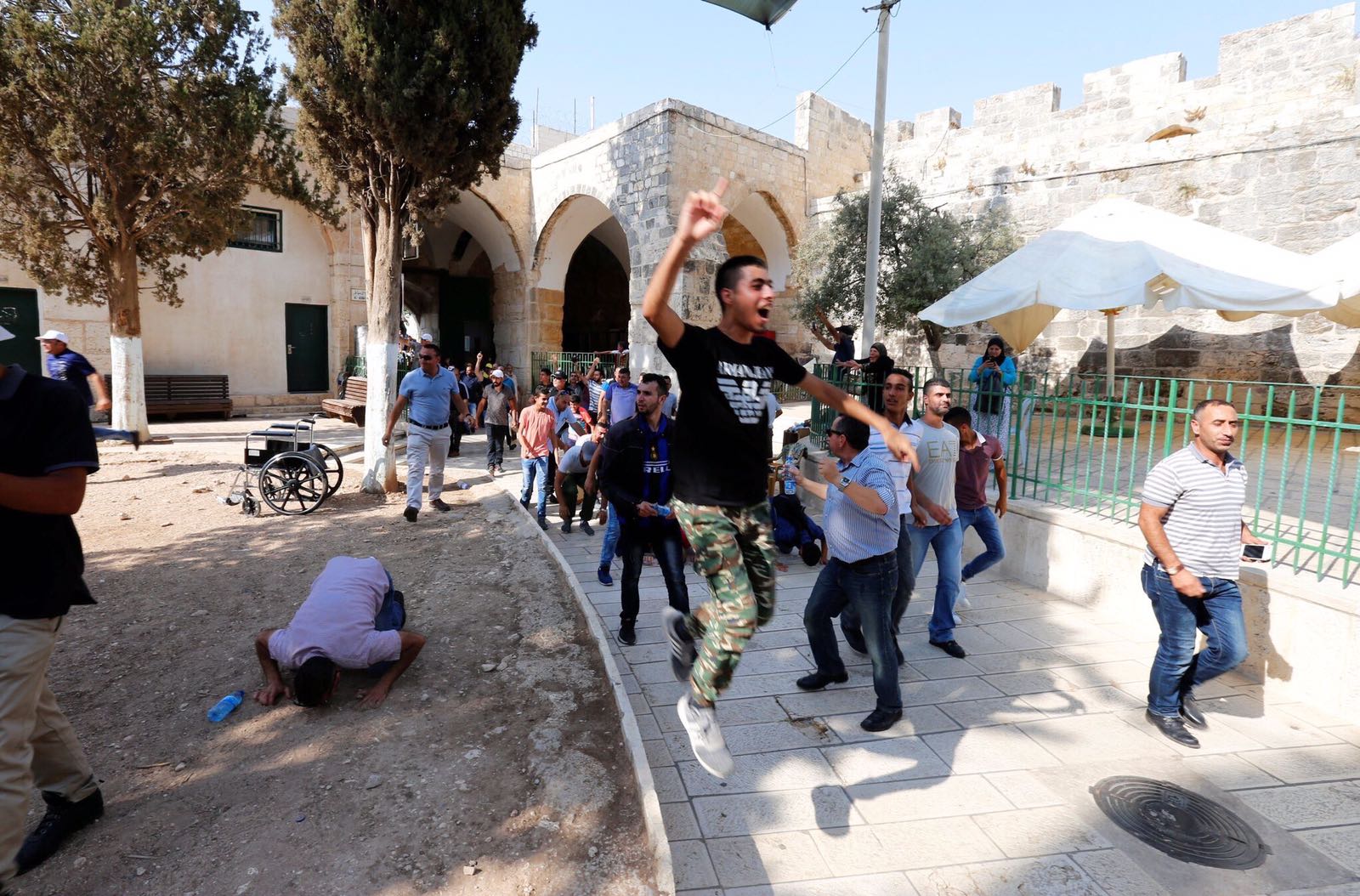 Filistinliler Mescid-i Aksa'ya böyle girdi - 2