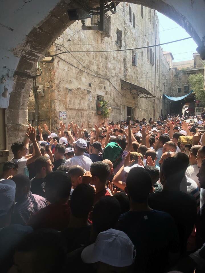 Filistinliler Mescid-i Aksa'ya böyle girdi - 3