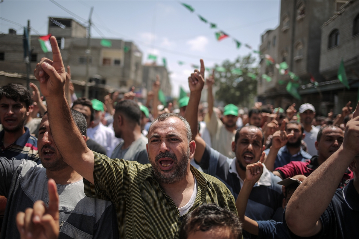 Kudüs'te direnişe Gazze'den destek - 1