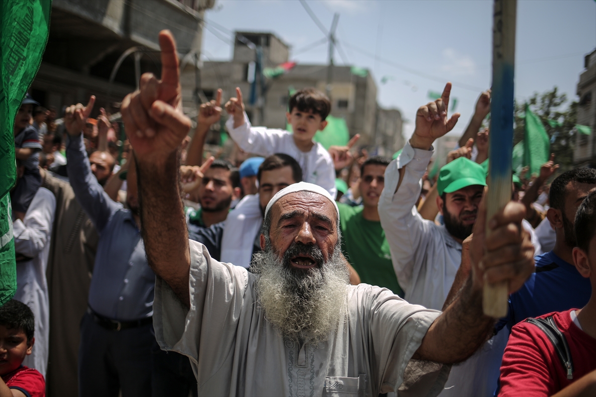 Kudüs'te direnişe Gazze'den destek - 5