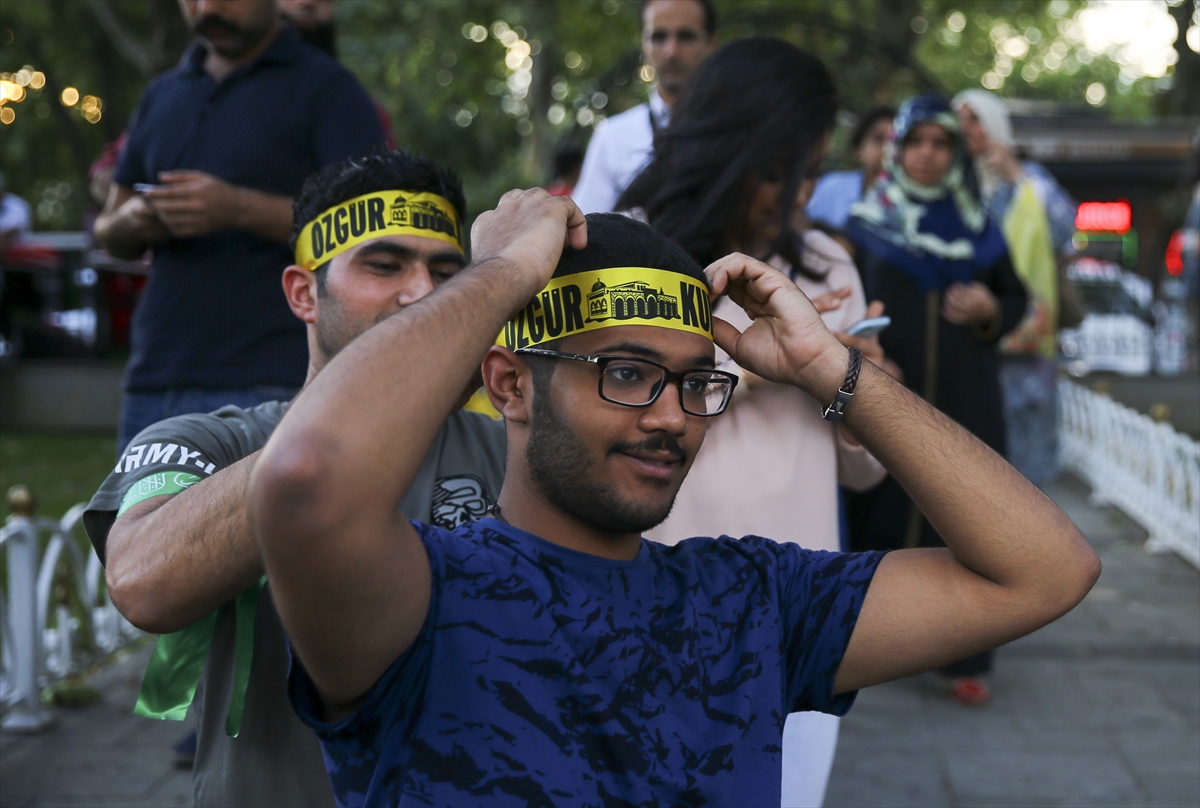 İsrail bir kez daha Saraçhane'de protesto edildi - 600