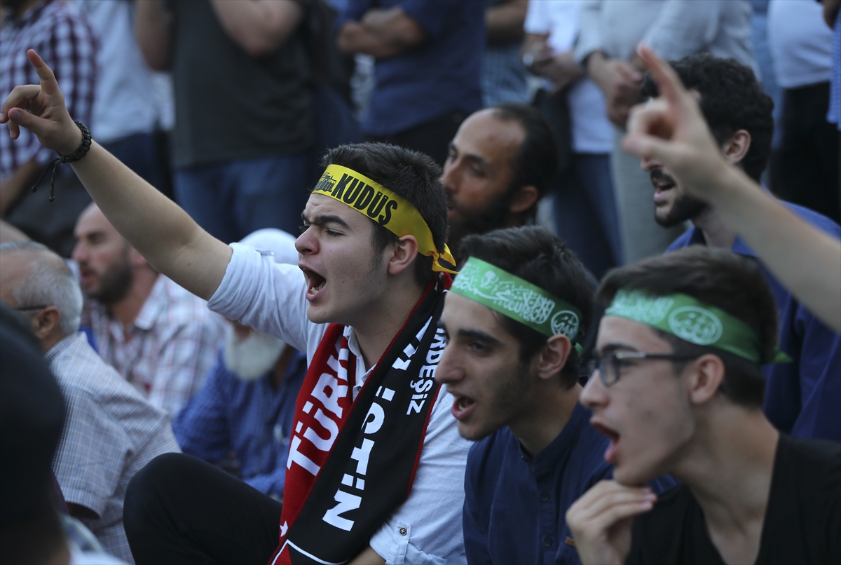 İsrail bir kez daha Saraçhane'de protesto edildi - 648