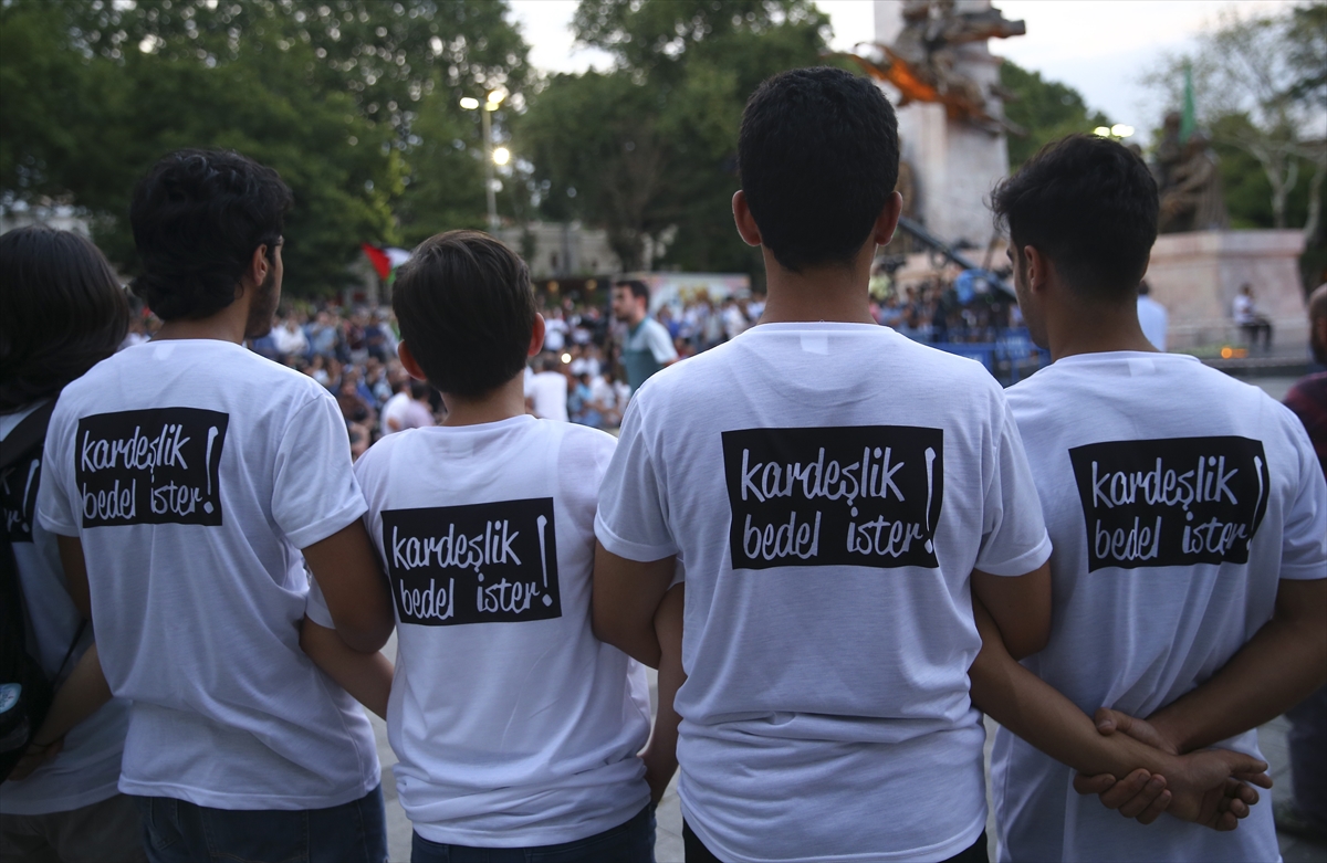 İsrail bir kez daha Saraçhane'de protesto edildi - 525