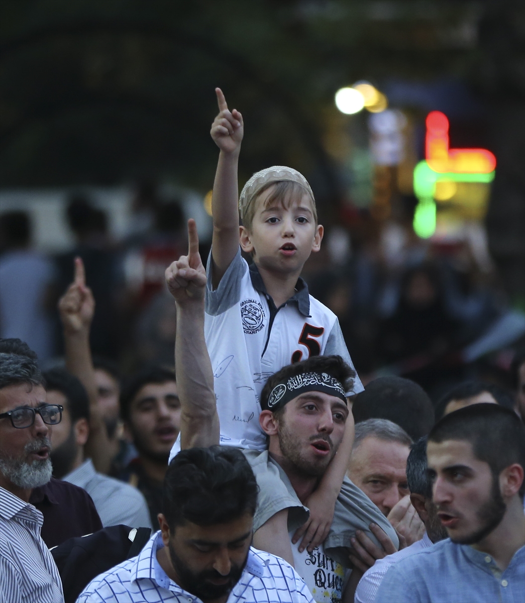İsrail bir kez daha Saraçhane'de protesto edildi - 736