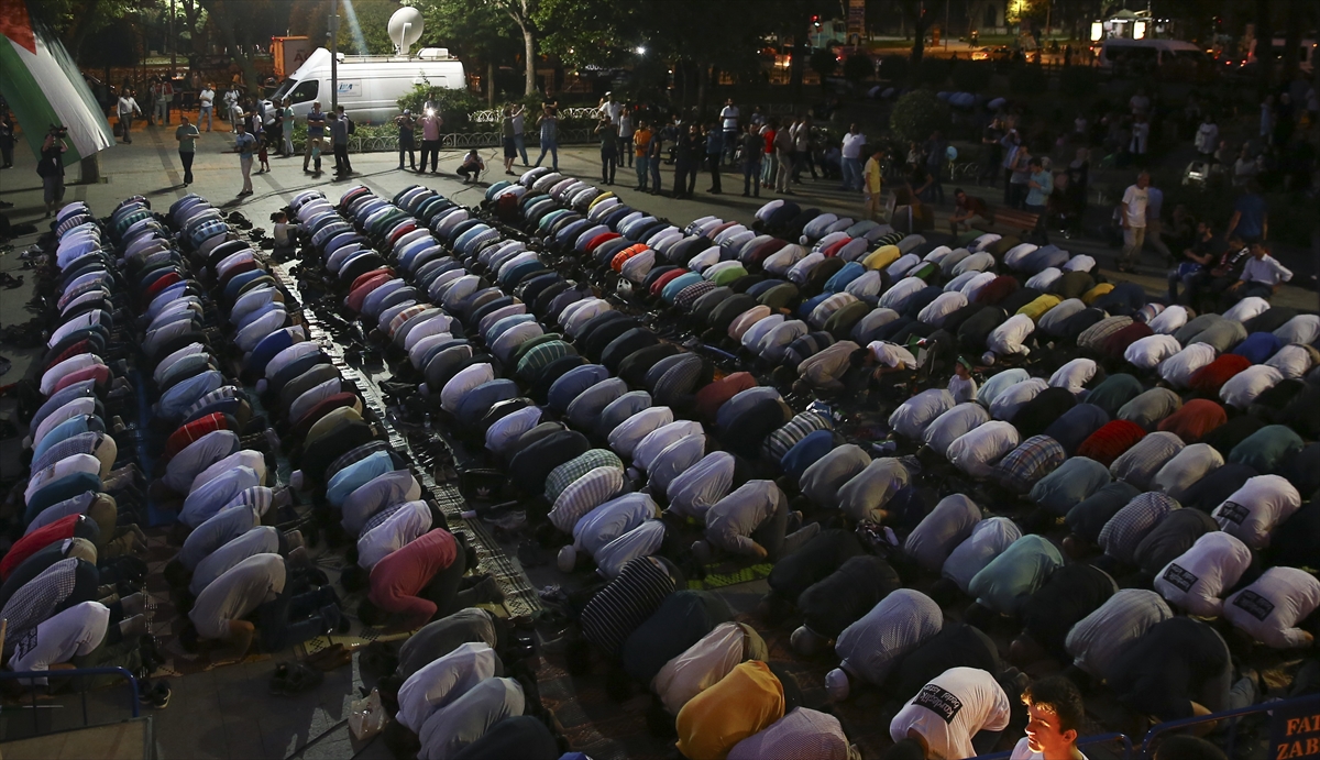 İsrail bir kez daha Saraçhane'de protesto edildi - 631