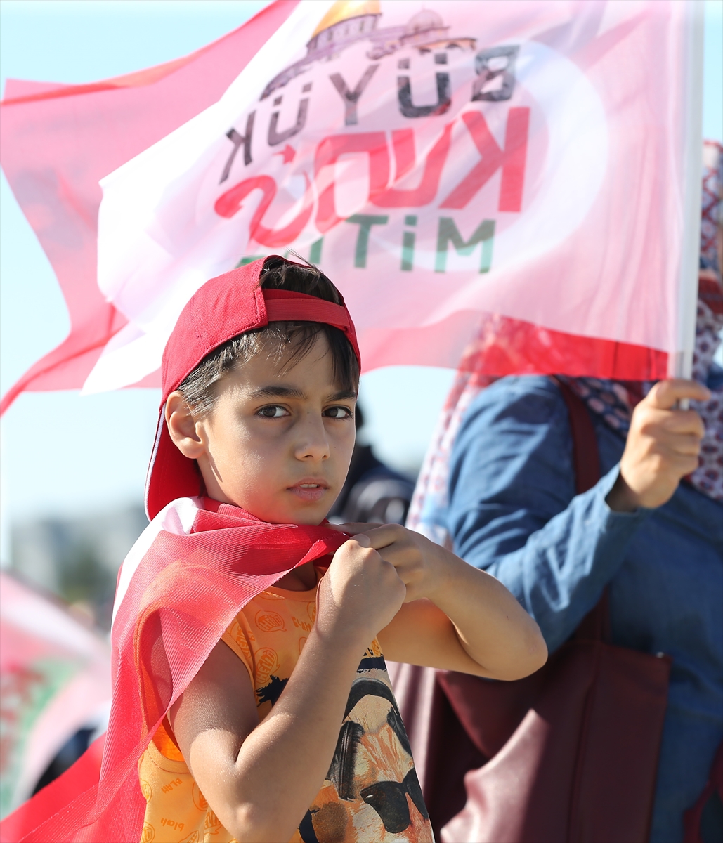 Yenikapı'daki Kudüs mitinginden kareler - 838