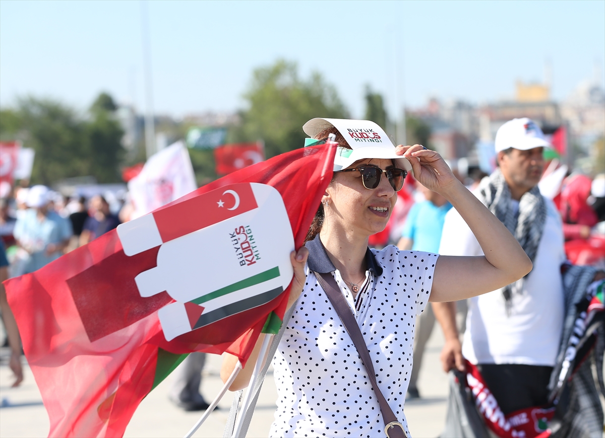Yenikapı'daki Kudüs mitinginden kareler - 909