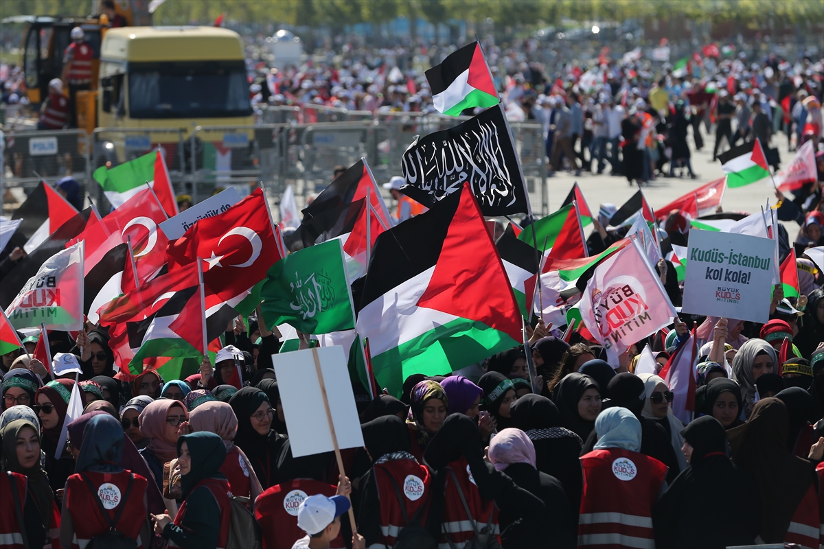 Yenikapı'daki Kudüs mitinginden kareler - 624