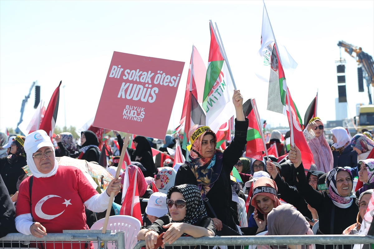 Yenikapı'daki Kudüs mitinginden kareler - 802